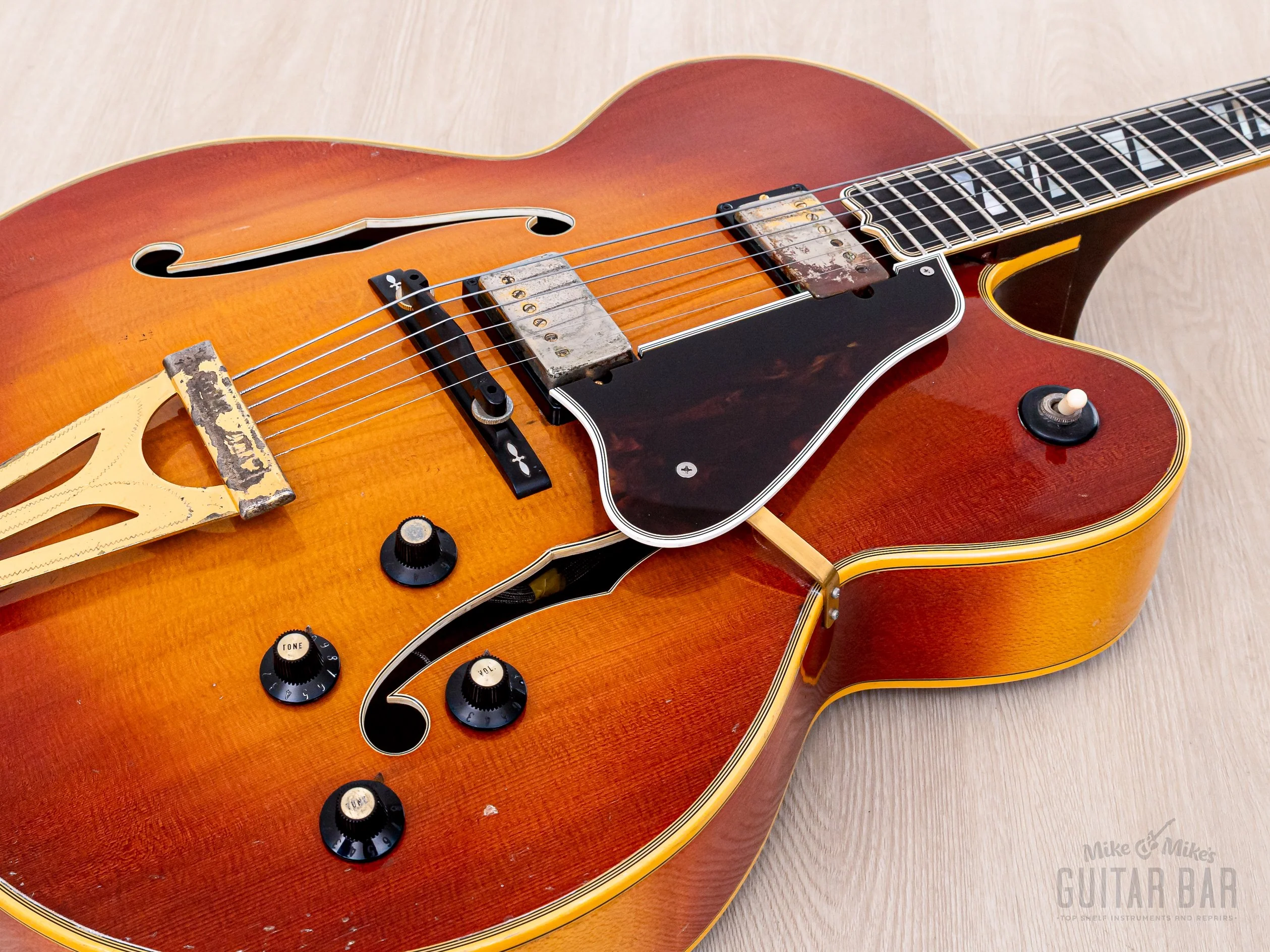 1970 Gibson Super 400 CES Vintage Archtop Electric Guitar Sunburst w/ T Tops, 1 11/16" Nut - Image 7