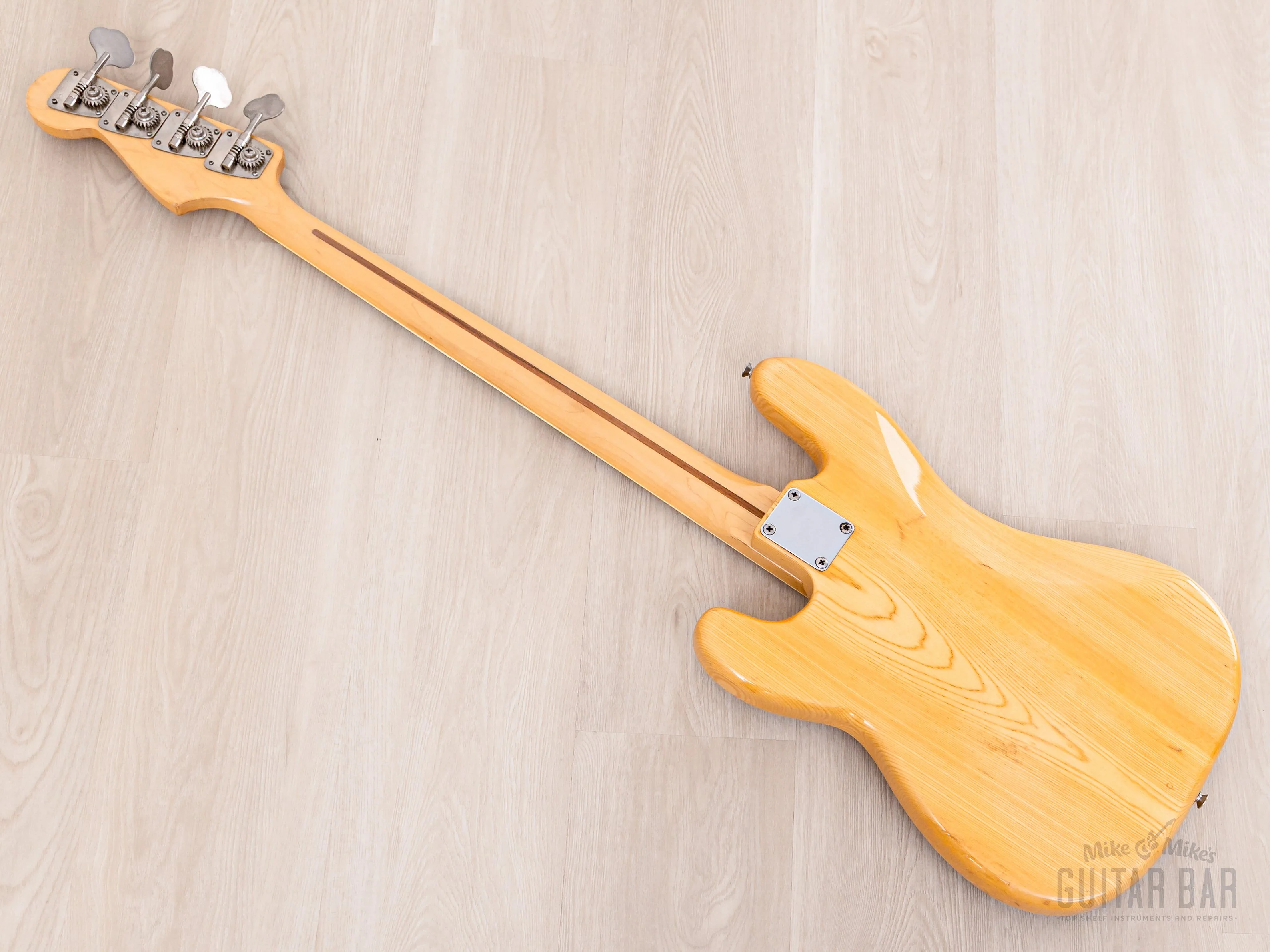 1970s Fernandes Burny Bass FPB-70FL Fretless Maple Board Vintage P Bass, 1 1/2" Nut, Japan - Image 12