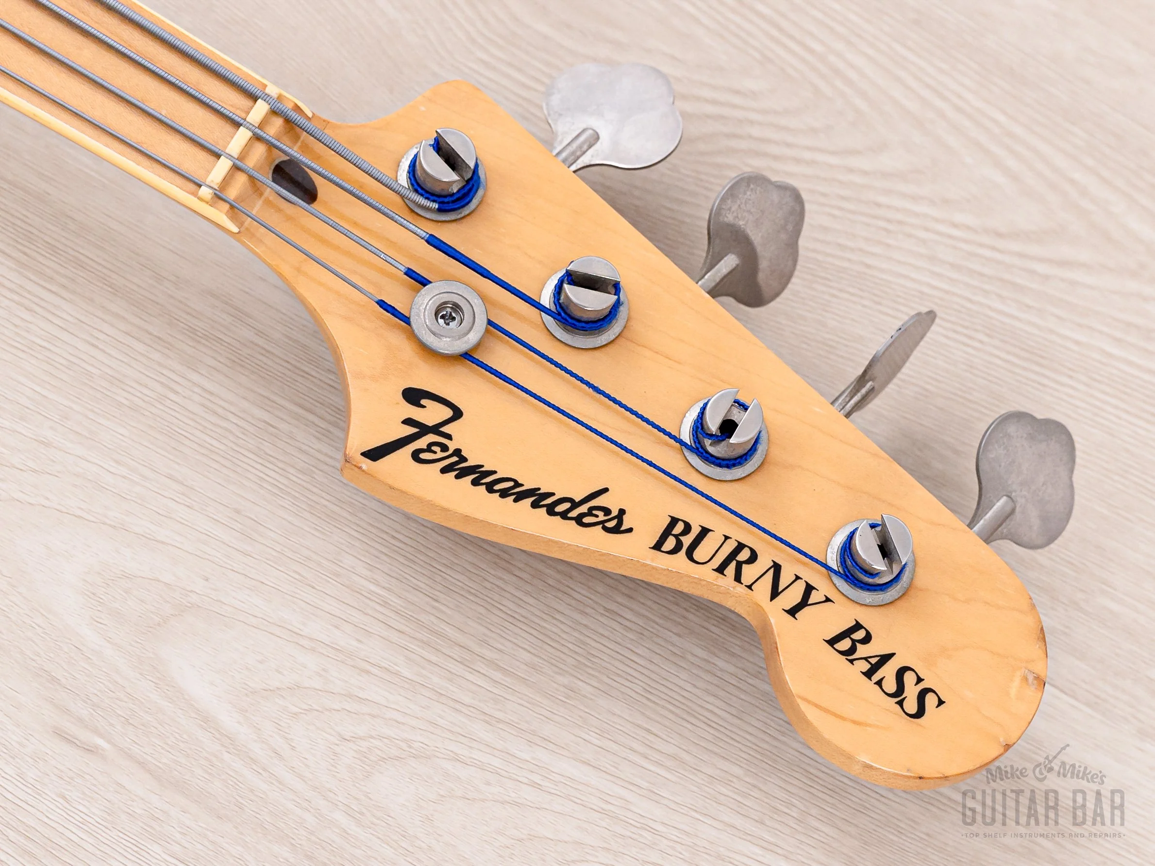 1970s Fernandes Burny Bass FPB-70FL Fretless Maple Board Vintage P Bass, 1 1/2" Nut, Japan - Image 4