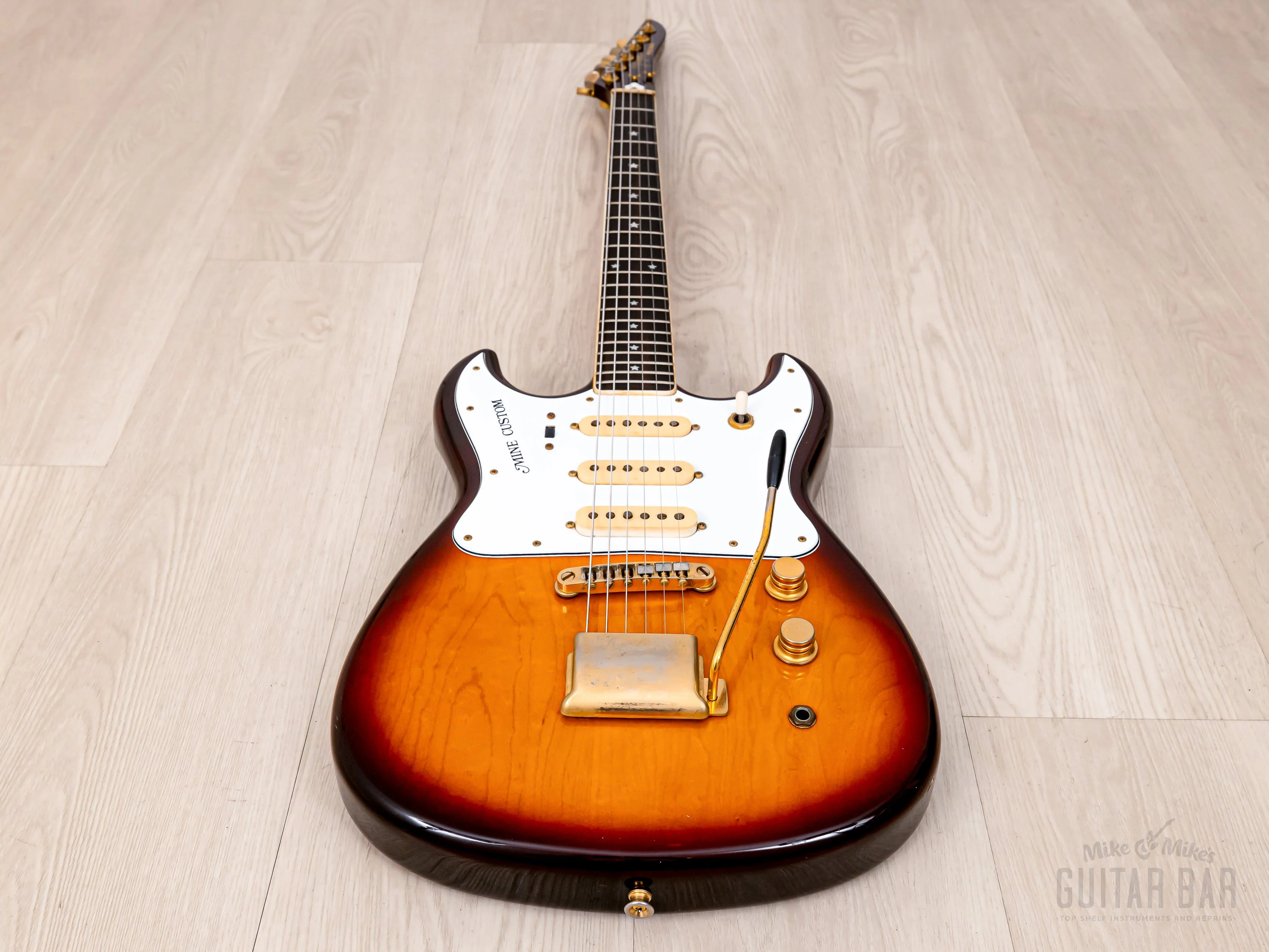 1970s Guyatone Mine Custom LG-780 Sunburst, 100% Original, Japan - Image 10