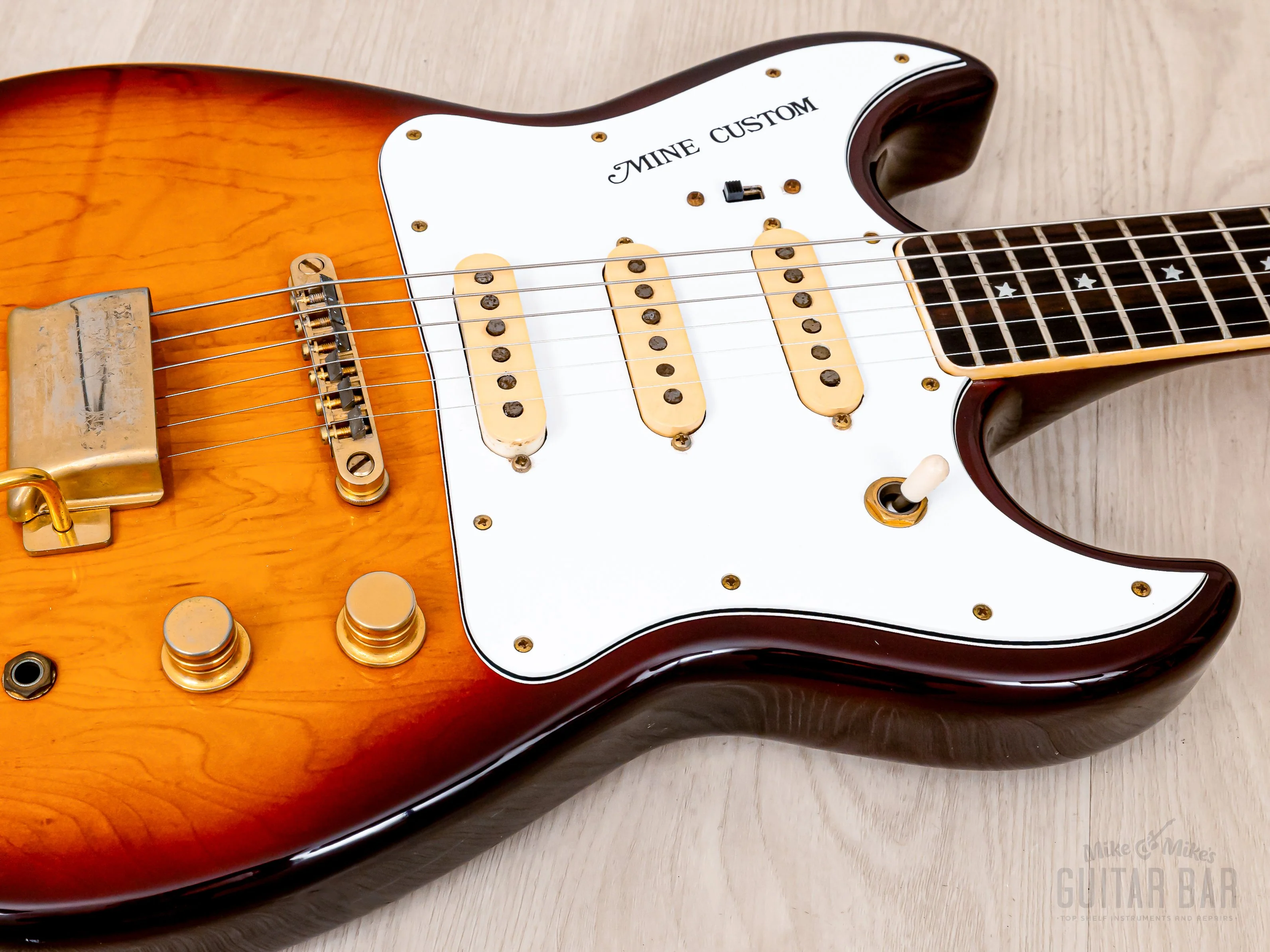 1970s Guyatone Mine Custom LG-780 Sunburst, 100% Original, Japan - Image 6