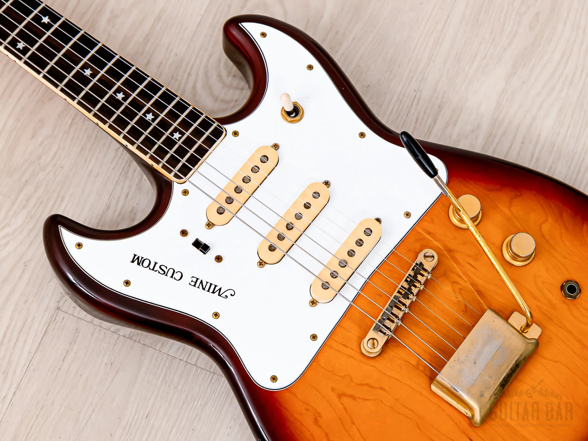 1970s Guyatone Mine Custom LG-780 Sunburst, 100% Original, Japan - Image 7
