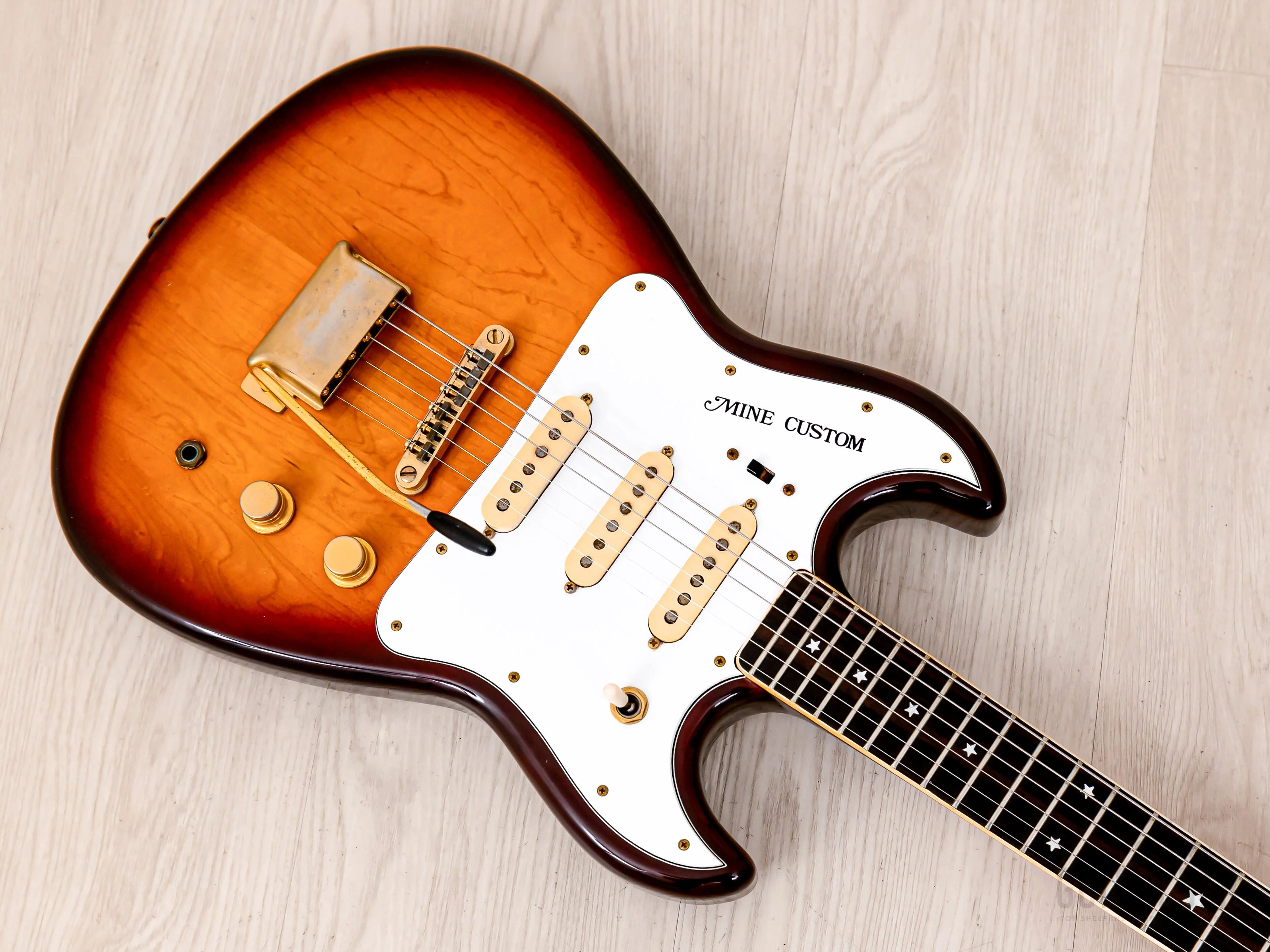 1970s Guyatone Mine Custom LG-780 Sunburst, 100% Original, Japan - Image 8