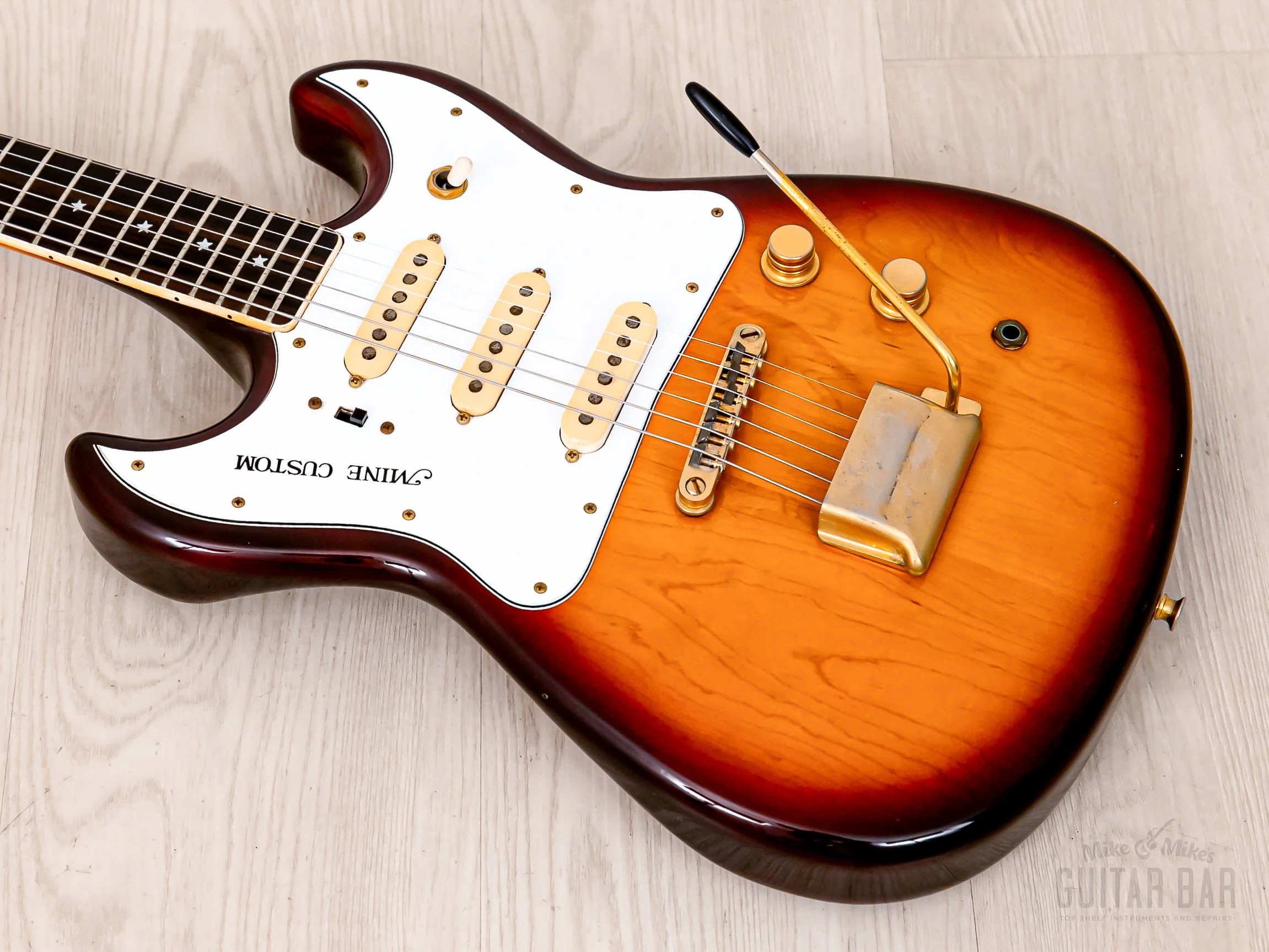 1970s Guyatone Mine Custom LG-780 Sunburst, 100% Original, Japan - Image 9