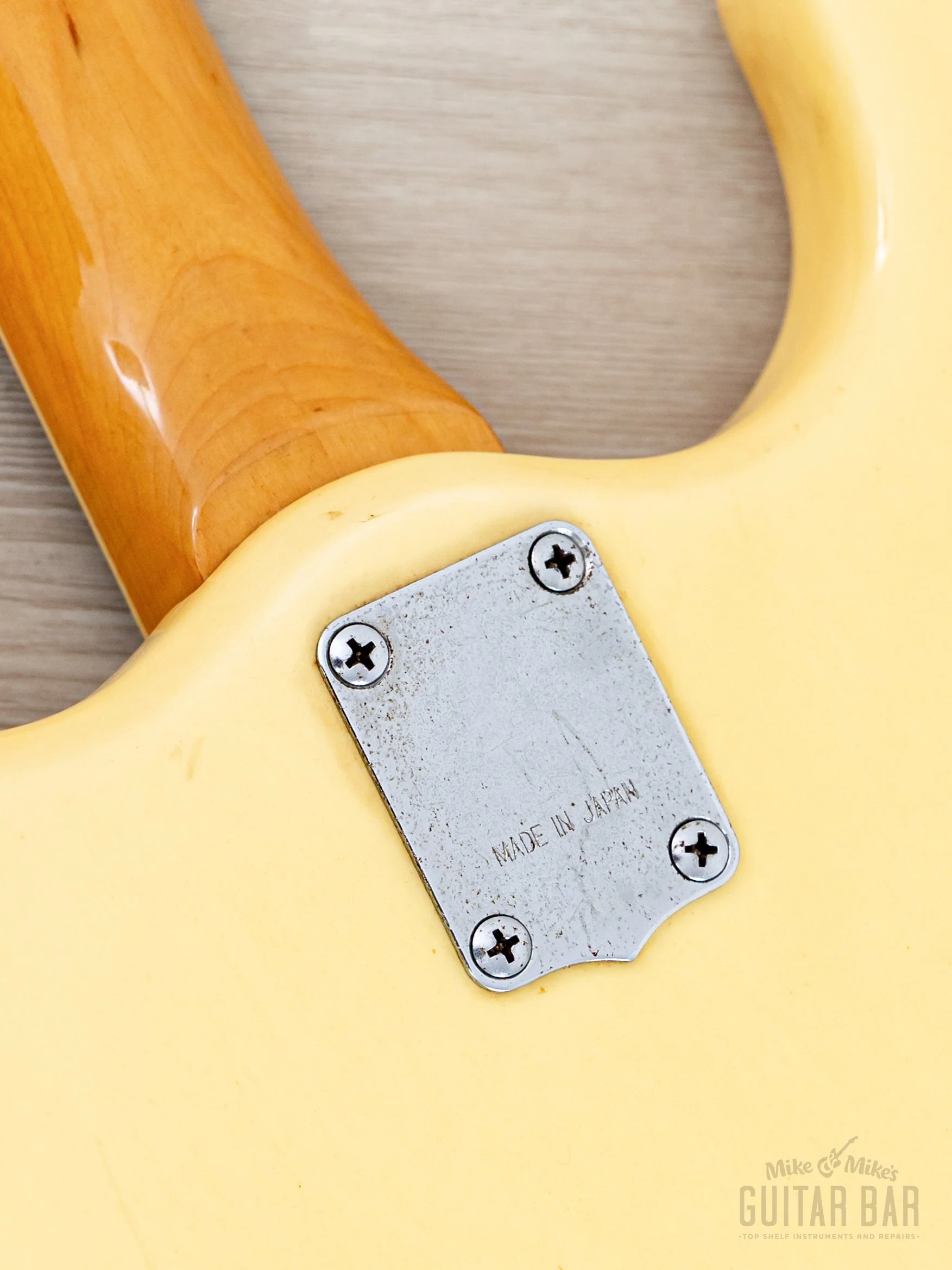 1970s Mosrite Ventures Model “Avenger” Vintage Electric Guitar White w/ Moseley Vibrato, Firstman Japan - Image 16