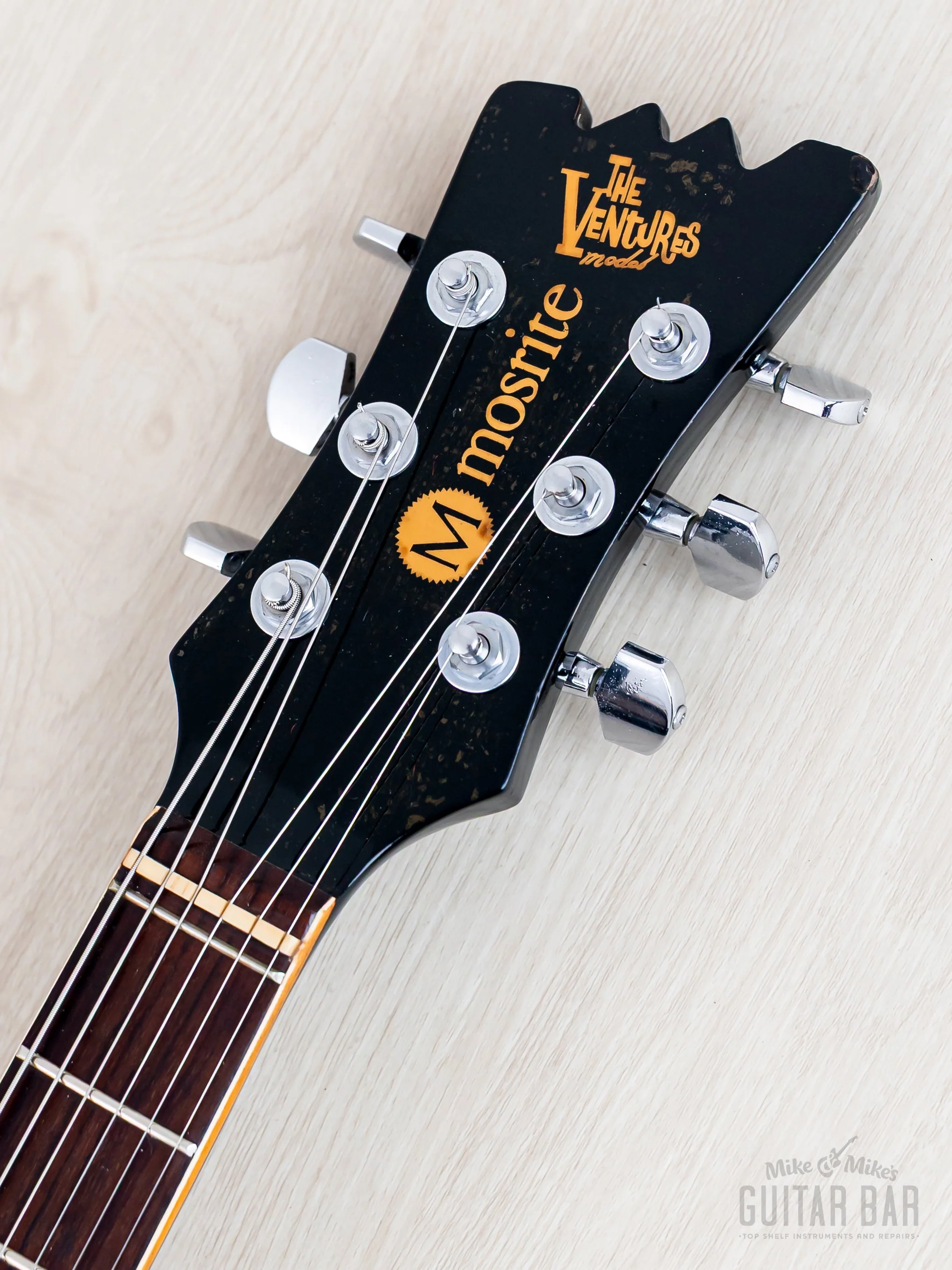 1970s Mosrite Ventures Model Vintage Electric Guitar Ash Body w/ Case, Firstman Avenger - Image 4