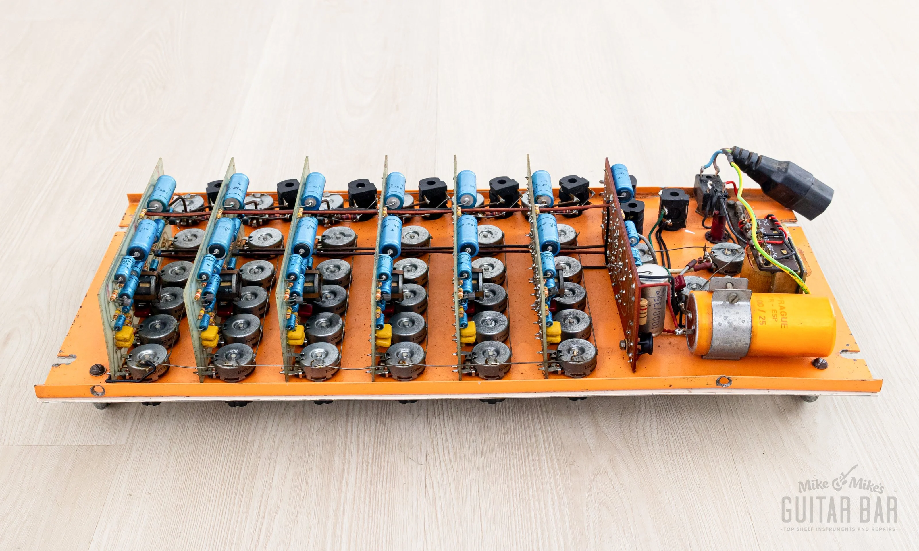 1970s Orange Voice of the World Vintage 6-channel PA Mixer Preamp Head - Image 10