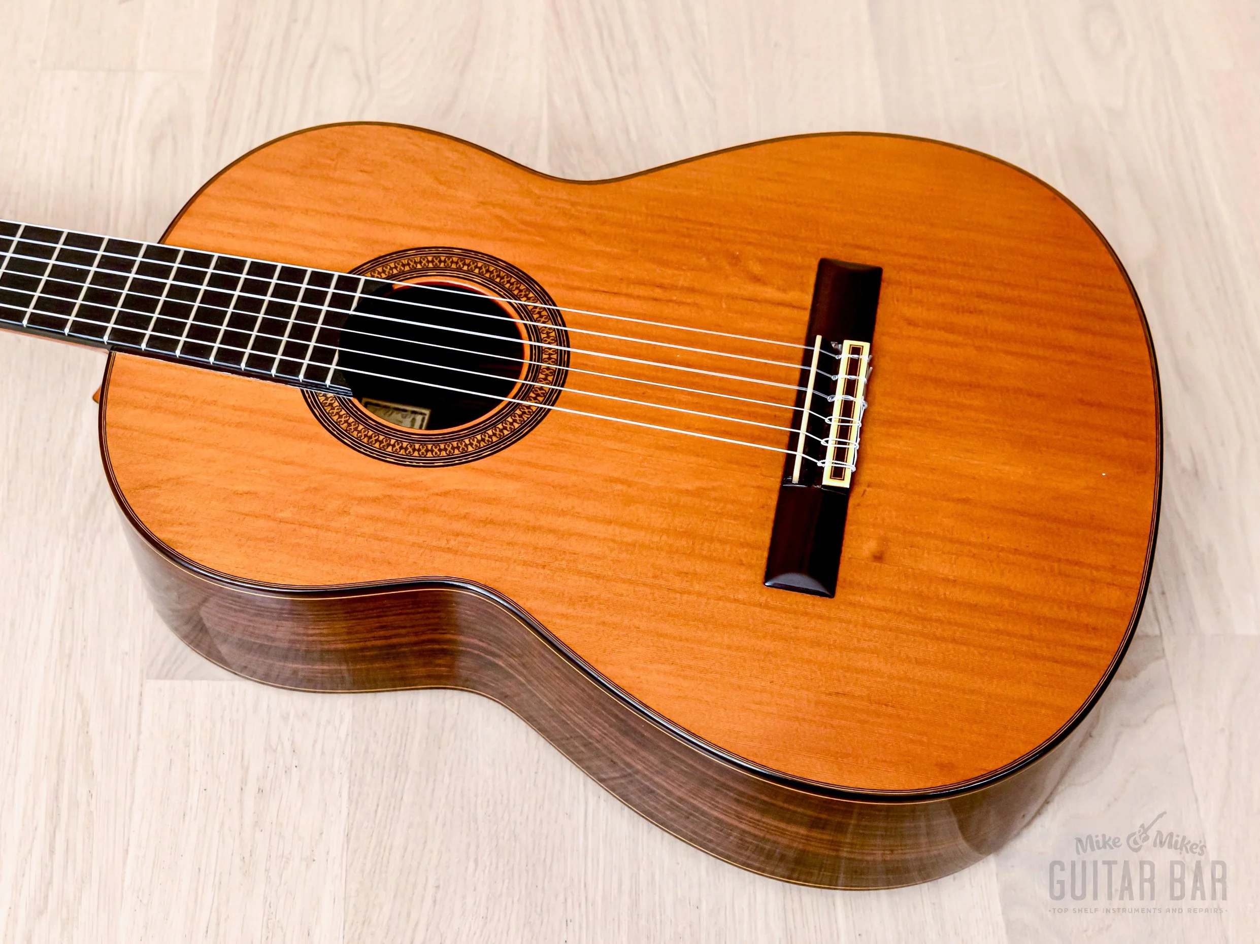 1971 Antonio Marin Montero & Manuel Lopez Bellido Vintage Classical Guitar Nylon String w/ Case - Image 11