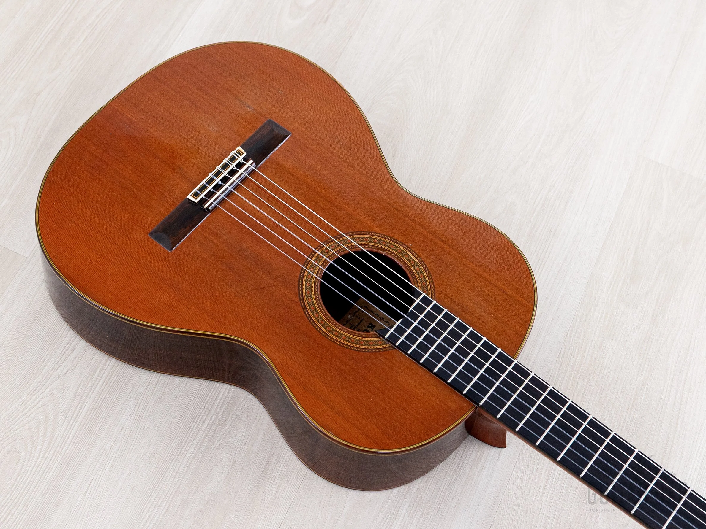 1971 Masaru Kohno No. 7 Vintage Classical Guitar, Cedar & Rosewood w/ Case - Image 10