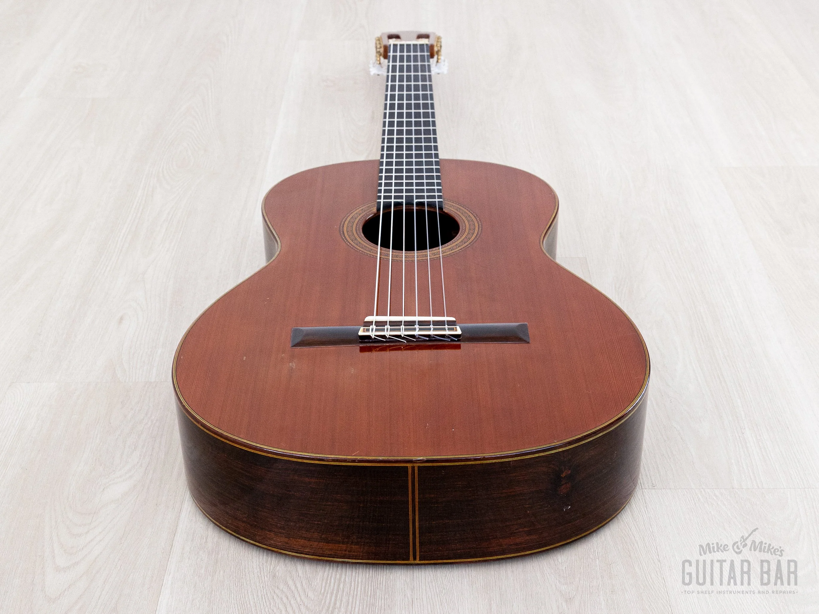 1971 Masaru Kohno No. 7 Vintage Classical Guitar, Cedar & Rosewood w/ Case - Image 12