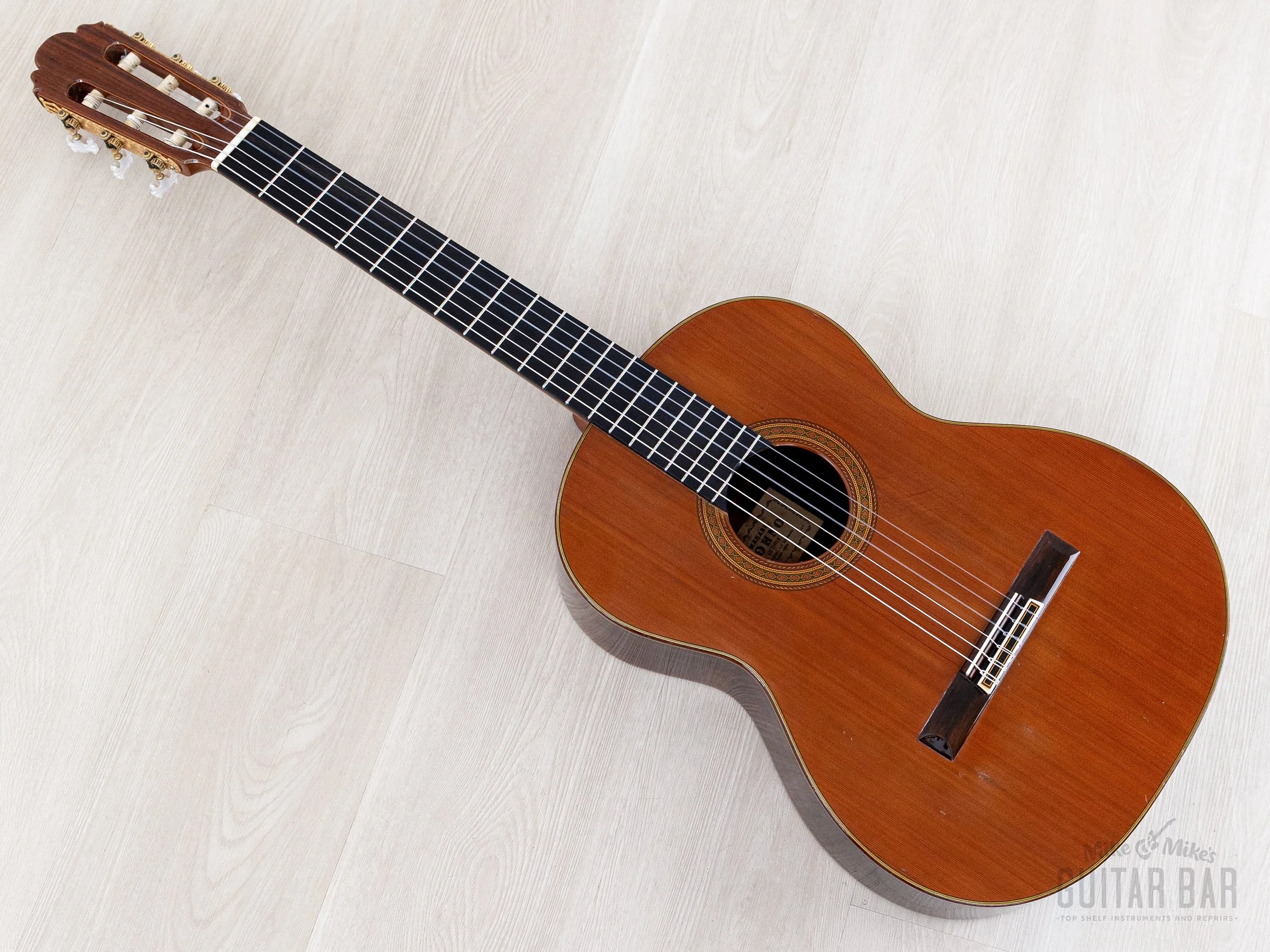 1971 Masaru Kohno No. 7 Vintage Classical Guitar, Cedar & Rosewood w/ Case - Image 13
