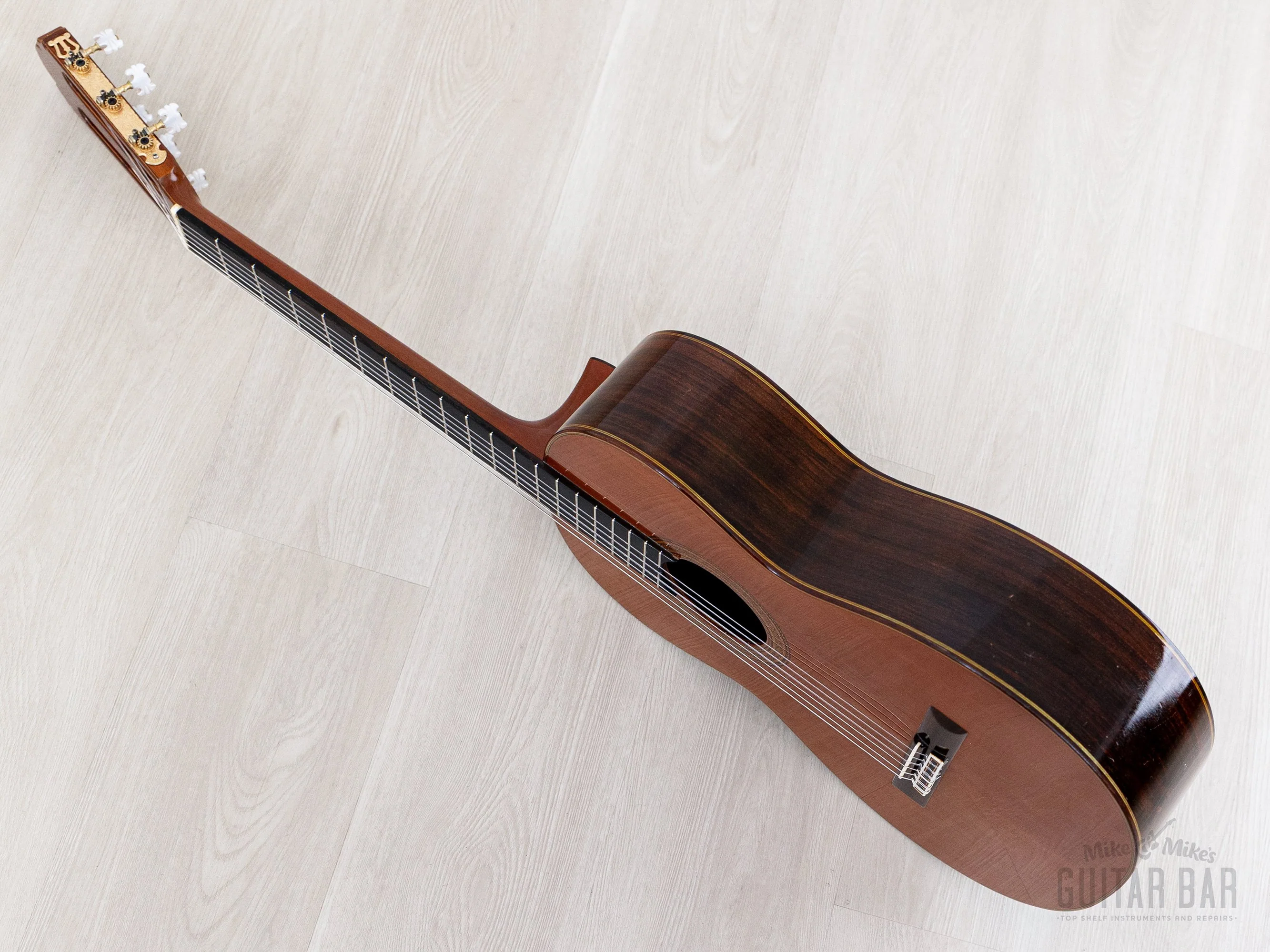 1971 Masaru Kohno No. 7 Vintage Classical Guitar, Cedar & Rosewood w/ Case - Image 14