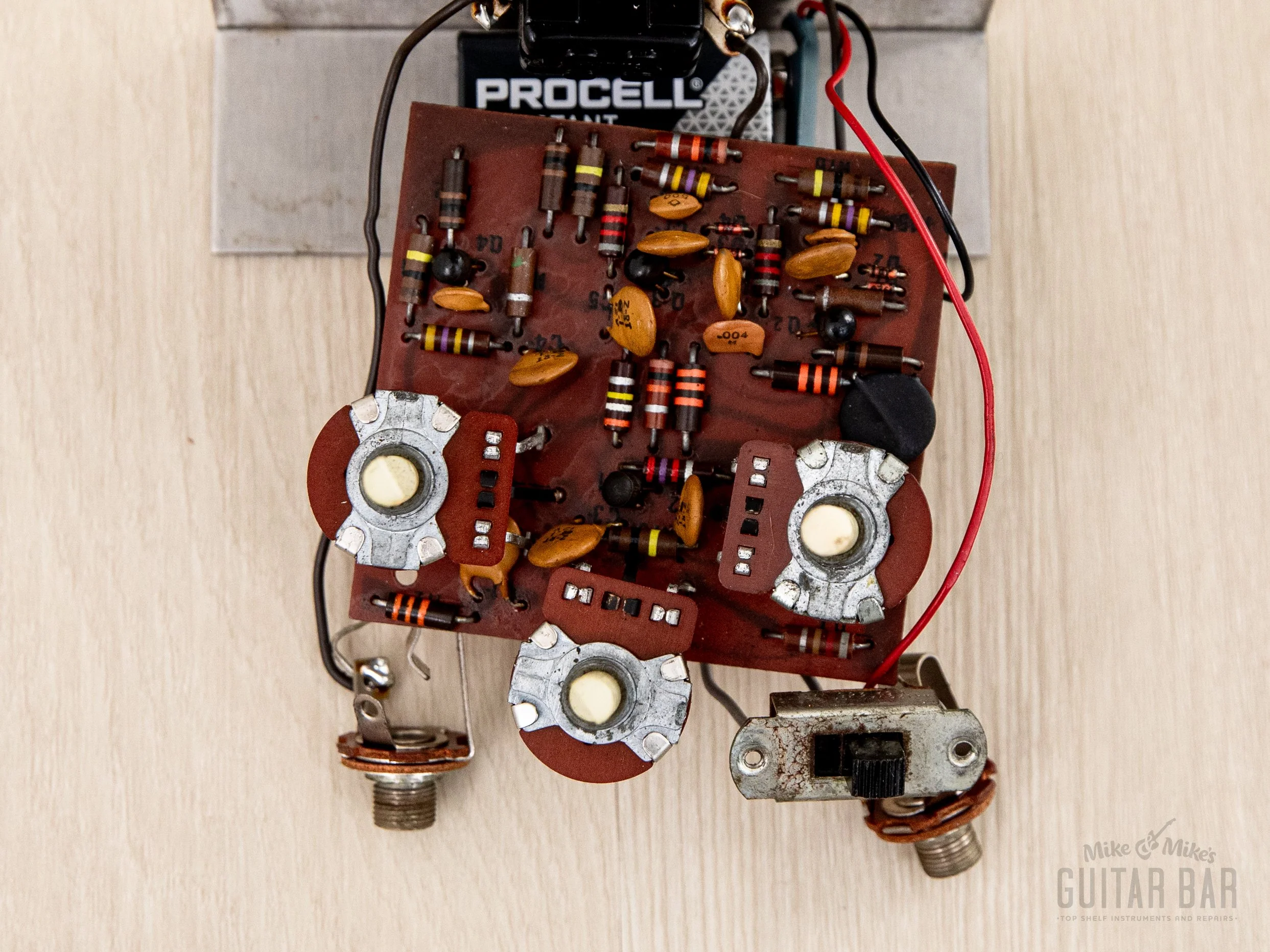 1972 Electro Harmonix Big Muff Triangle V1 Vintage Fuzz Guitar Effects Pedal, Fairchild FS3699 Transistors - Image 8