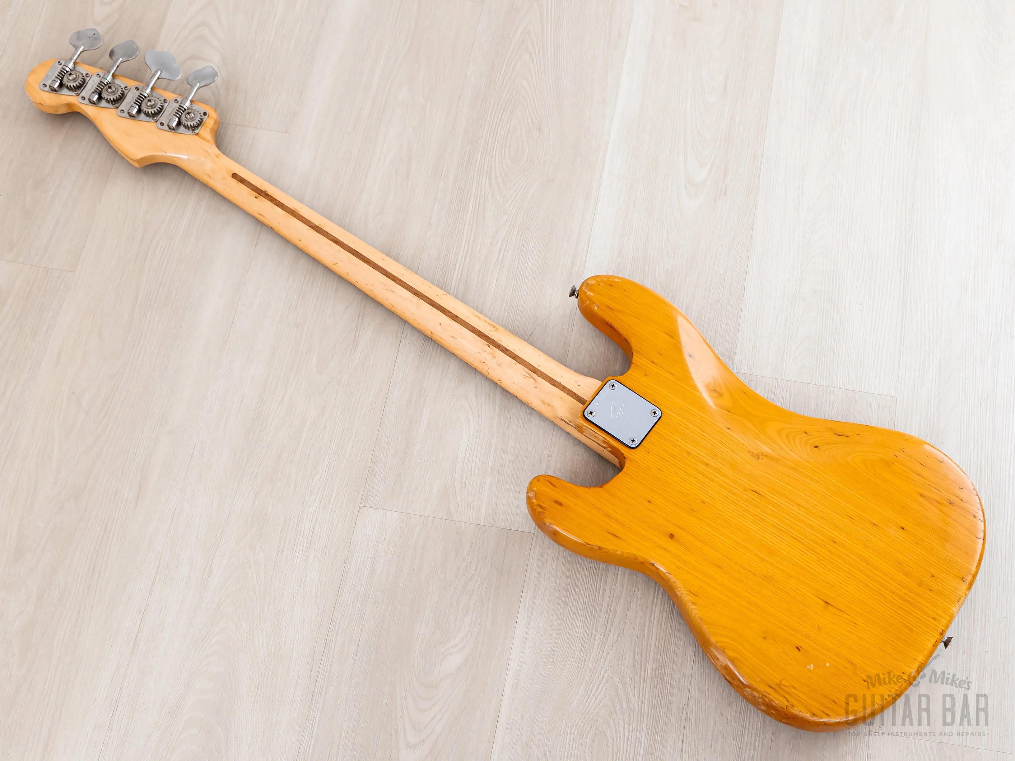 1972 Fender Precision Bass Natural Ash Vintage Bass w/ 1 1/2" Nut Width, Case - Image 13