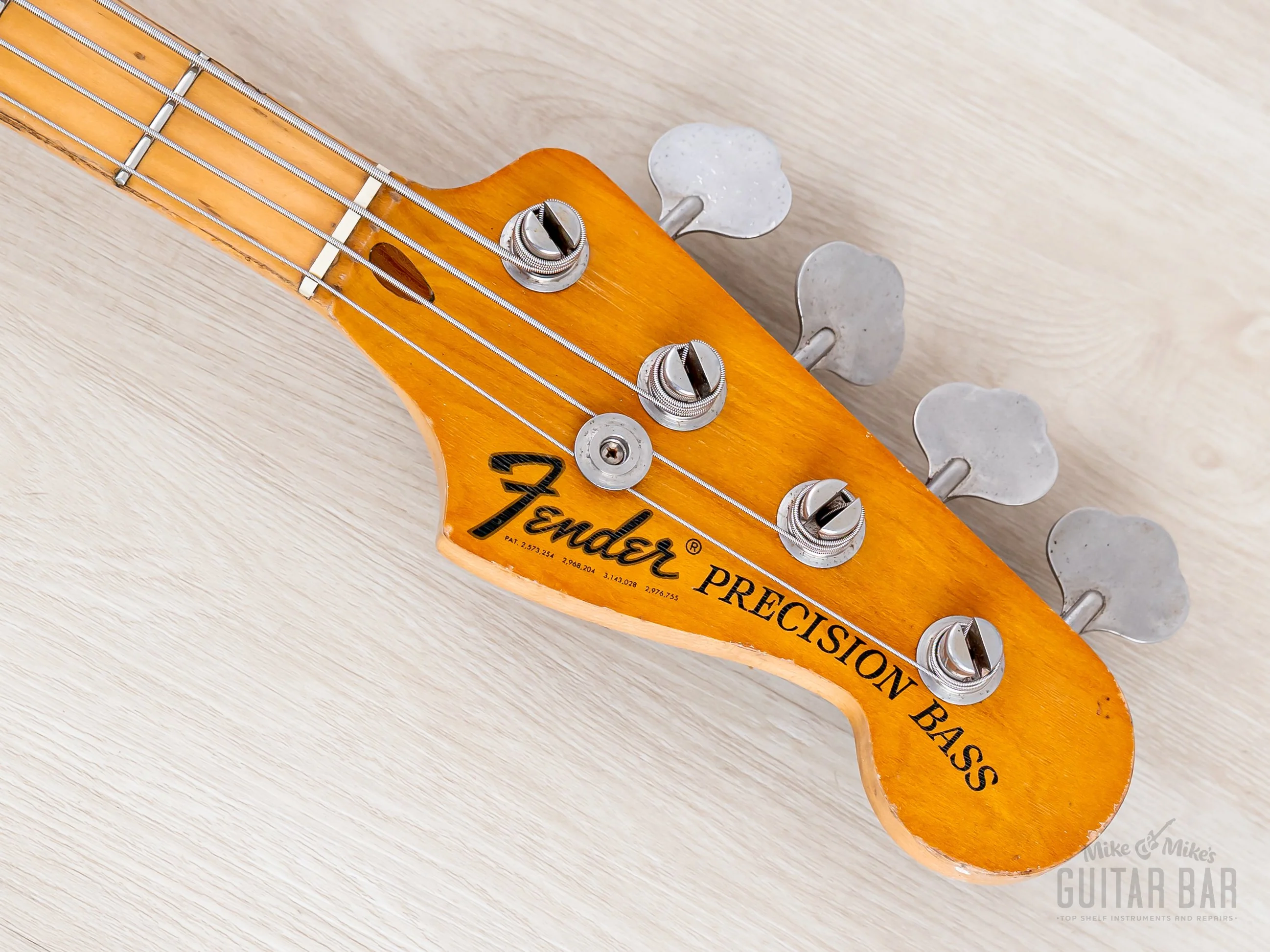 1972 Fender Precision Bass Natural Ash Vintage Bass w/ 1 1/2" Nut Width, Case - Image 4