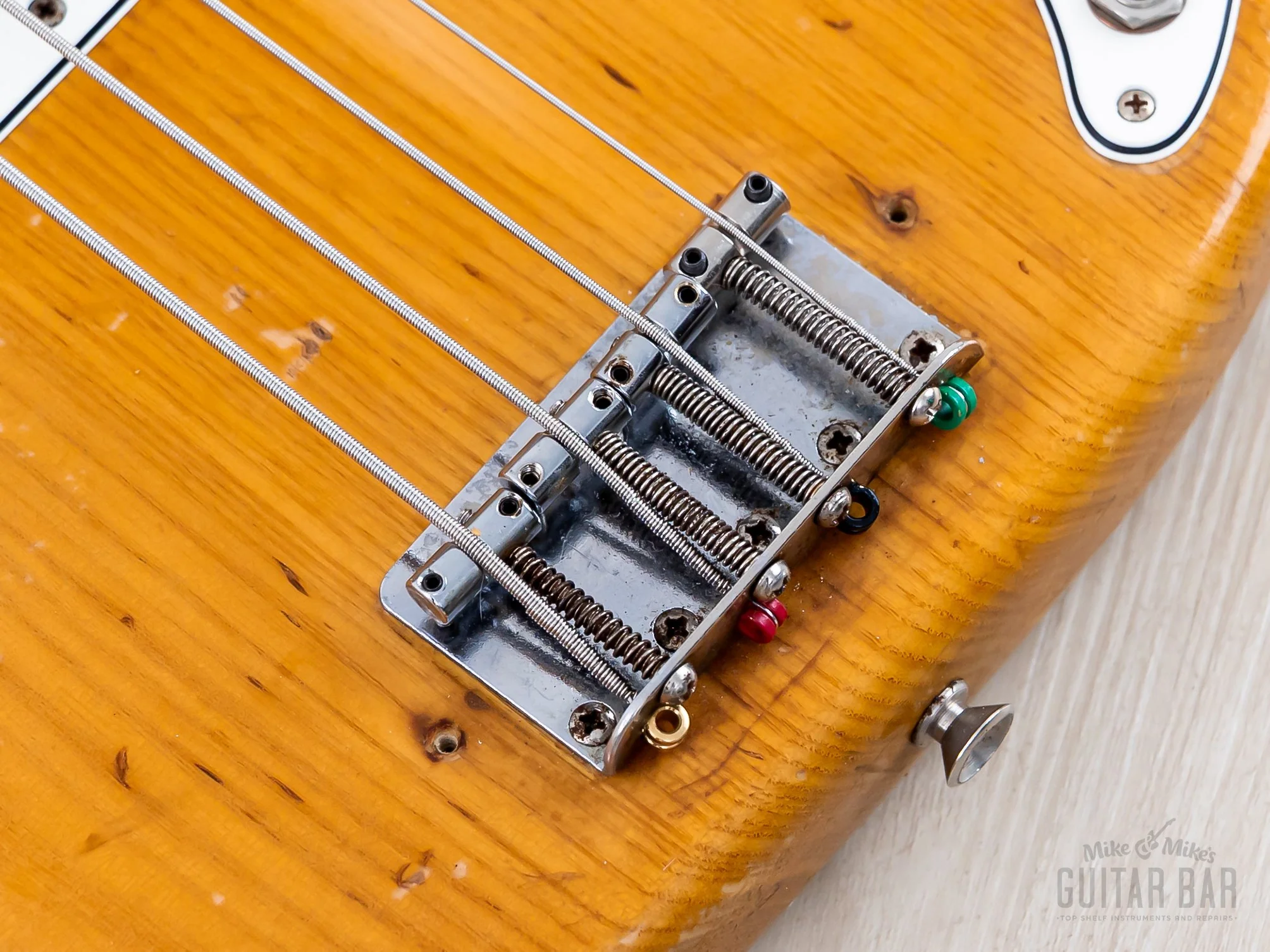 1972 Fender Precision Bass Natural Ash Vintage Bass w/ 1 1/2" Nut Width, Case - Image 8