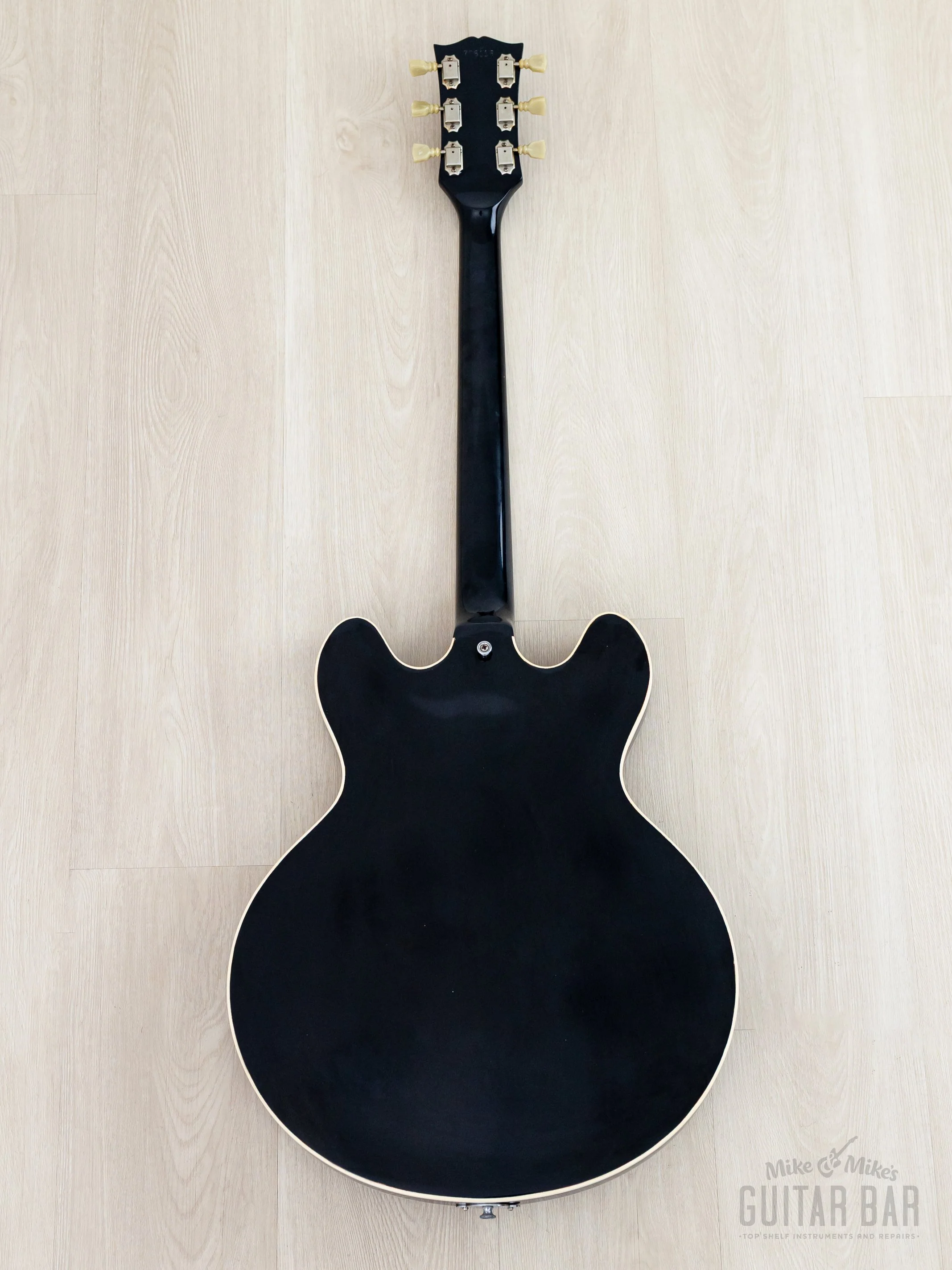 1972 Gibson ES-335 TD Vintage Semi-Hollow Guitar Ebony w/ Embossed T Tops & Case, Gord Miller - Image 3