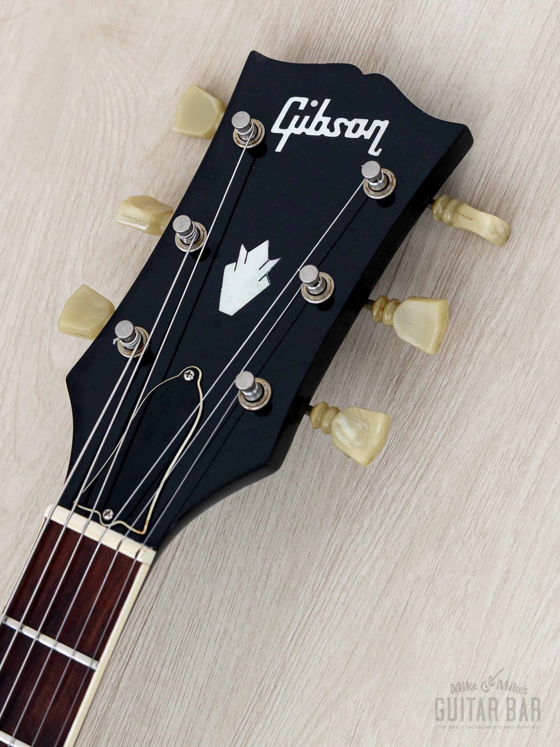 1972 Gibson ES-335 TD Vintage Semi-Hollow Guitar Ebony w/ Embossed T Tops & Case, Gord Miller - Image 4