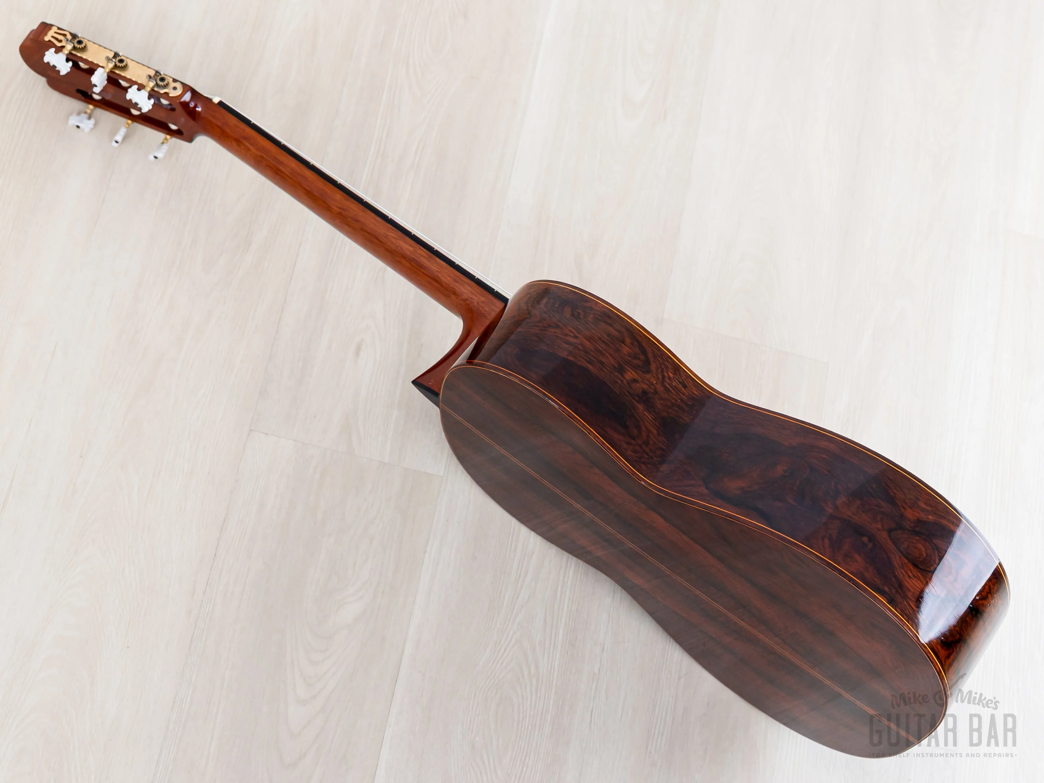 1972 Sakazo Nakade No. 1000G Vintage Classical Guitar German Spruce + Brazilian Rosewood w/ Case - Image 15