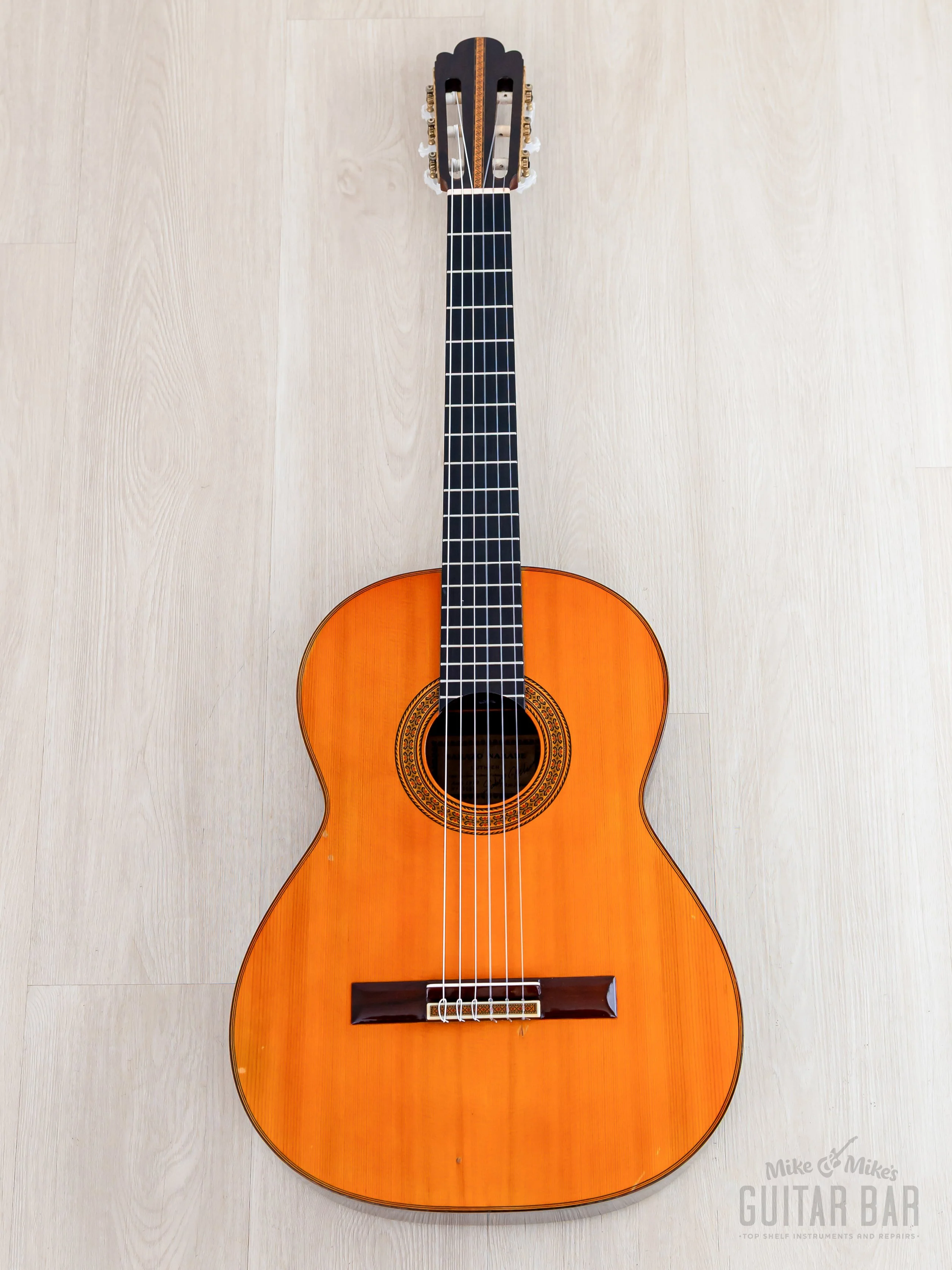 1972 Sakazo Nakade No. 1000G Vintage Classical Guitar German Spruce + Brazilian Rosewood w/ Case - Image 2