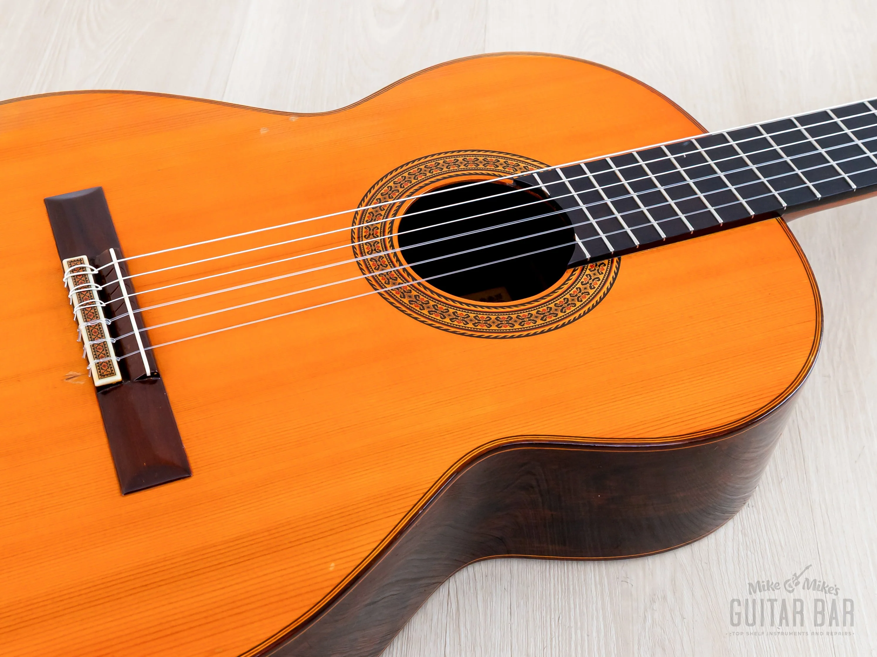 1972 Sakazo Nakade No. 1000G Vintage Classical Guitar German Spruce + Brazilian Rosewood w/ Case - Image 7