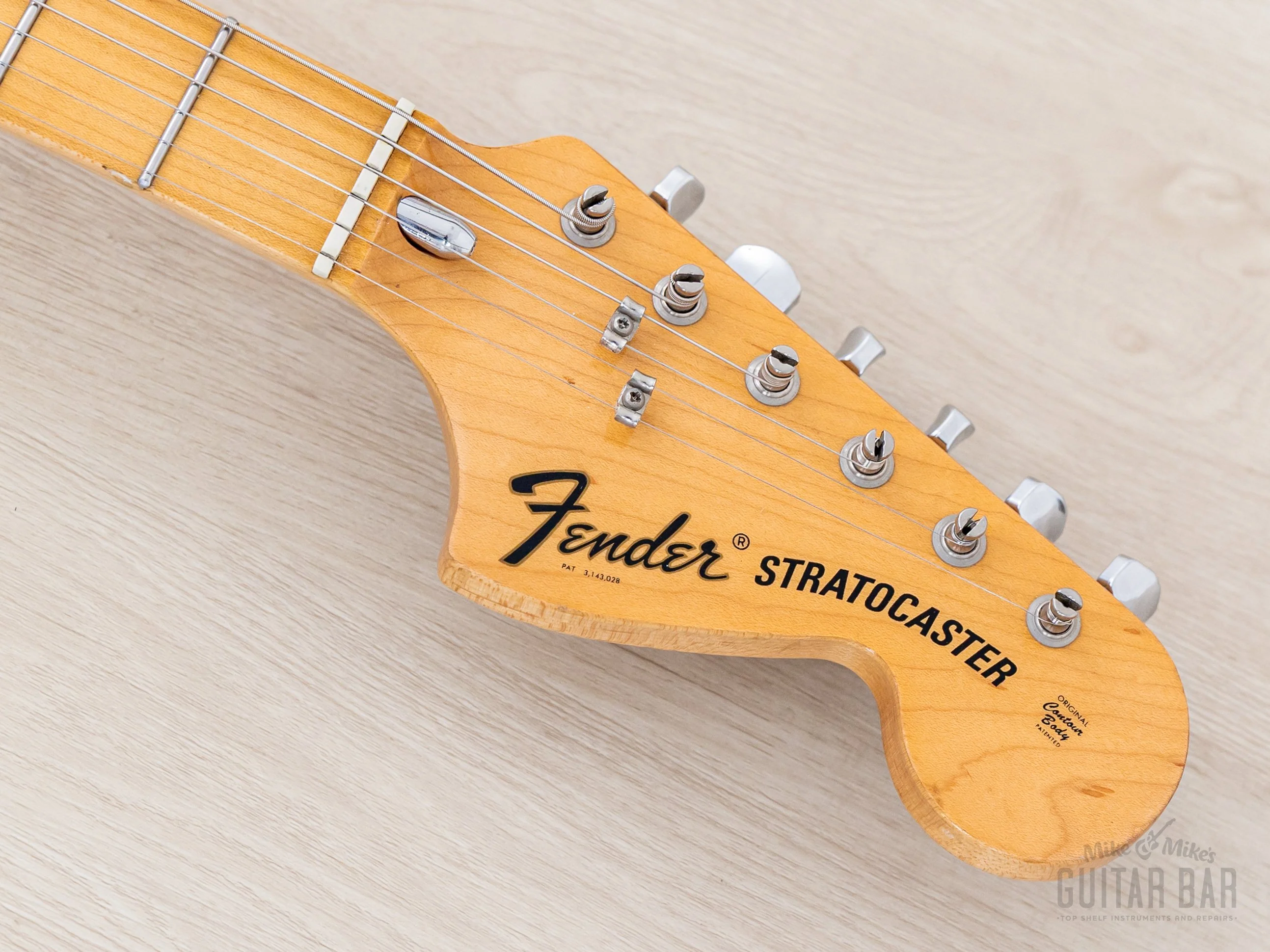 1973 Fender Stratocaster Vintage Guitar Natural, Near-Mint w/ Case - Image 4