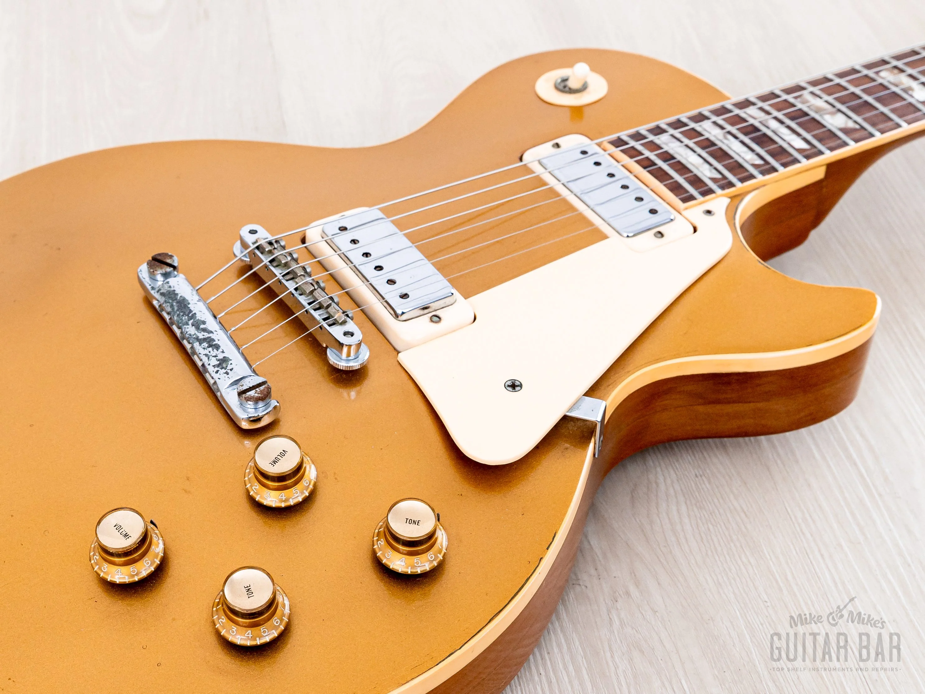 1973 Gibson Les Paul Deluxe Goldtop Vintage Guitar, 100% Original w/ Case - Image 6