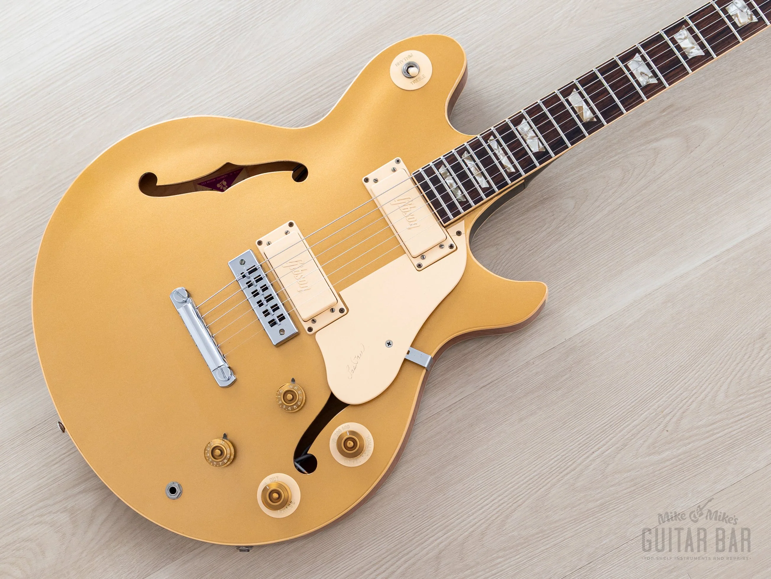 1973 Gibson Les Paul Signature Vintage Semi-Hollow Guitar Goldtop, Near-Mint & 100% Original w/ Case