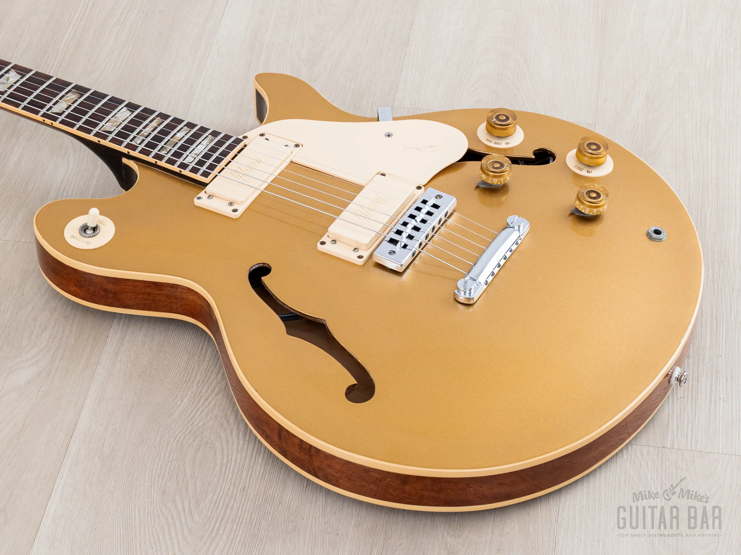 1973 Gibson Les Paul Signature Vintage Semi-Hollow Guitar Goldtop, Near-Mint & 100% Original w/ Case - Image 10