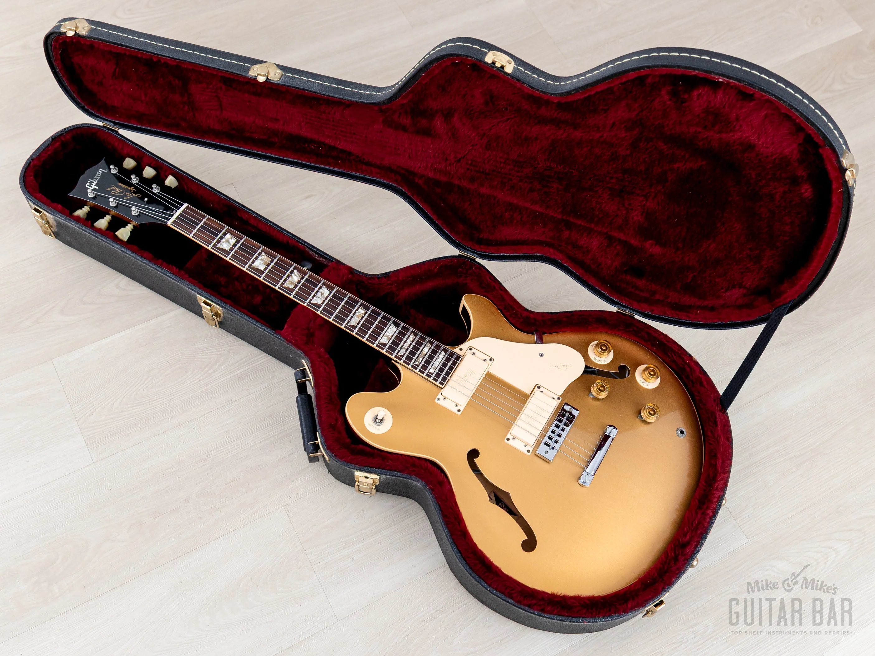 1973 Gibson Les Paul Signature Vintage Semi-Hollow Guitar Goldtop, Near-Mint & 100% Original w/ Case - Image 16