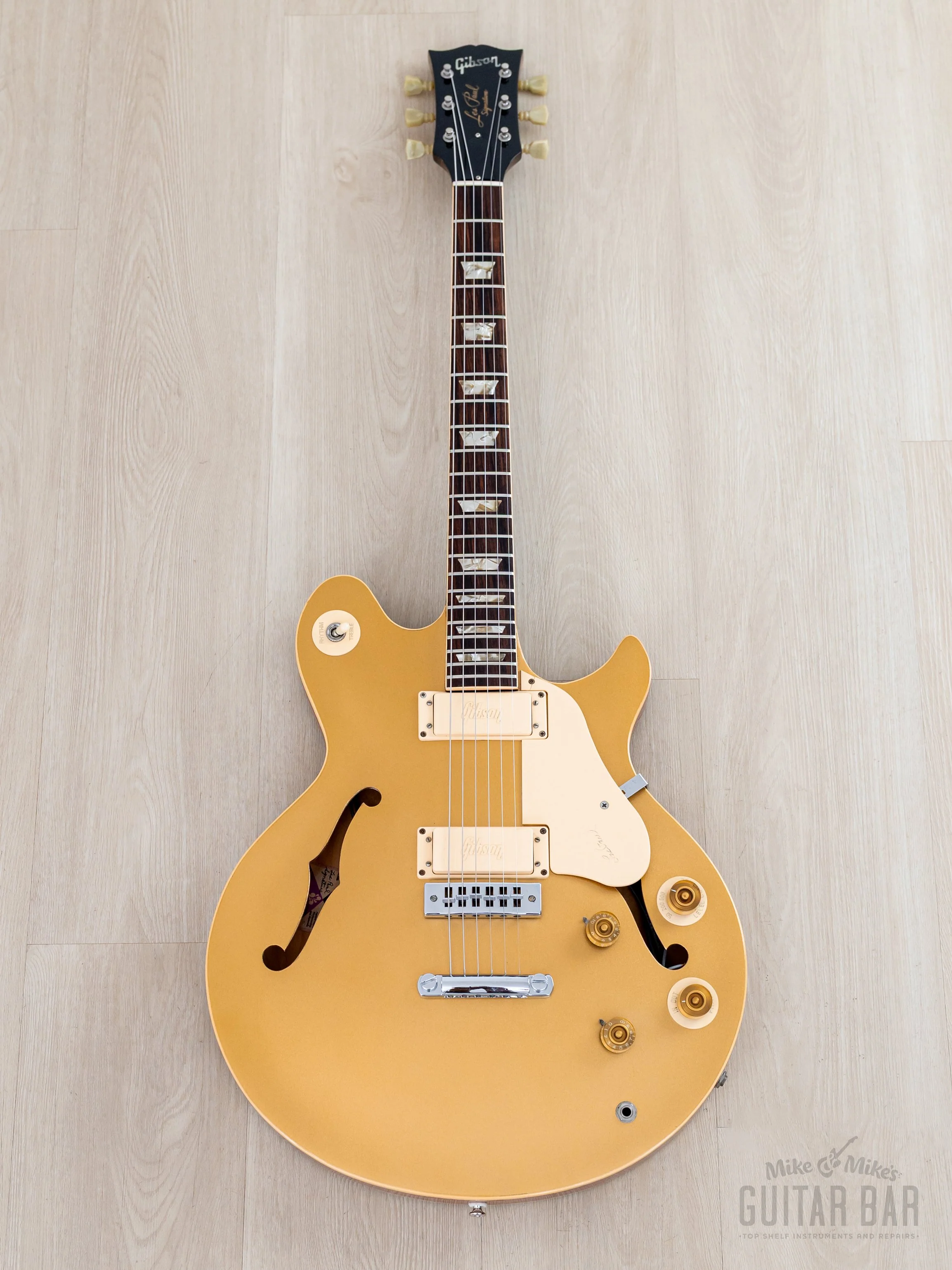 1973 Gibson Les Paul Signature Vintage Semi-Hollow Guitar Goldtop, Near-Mint & 100% Original w/ Case - Image 2
