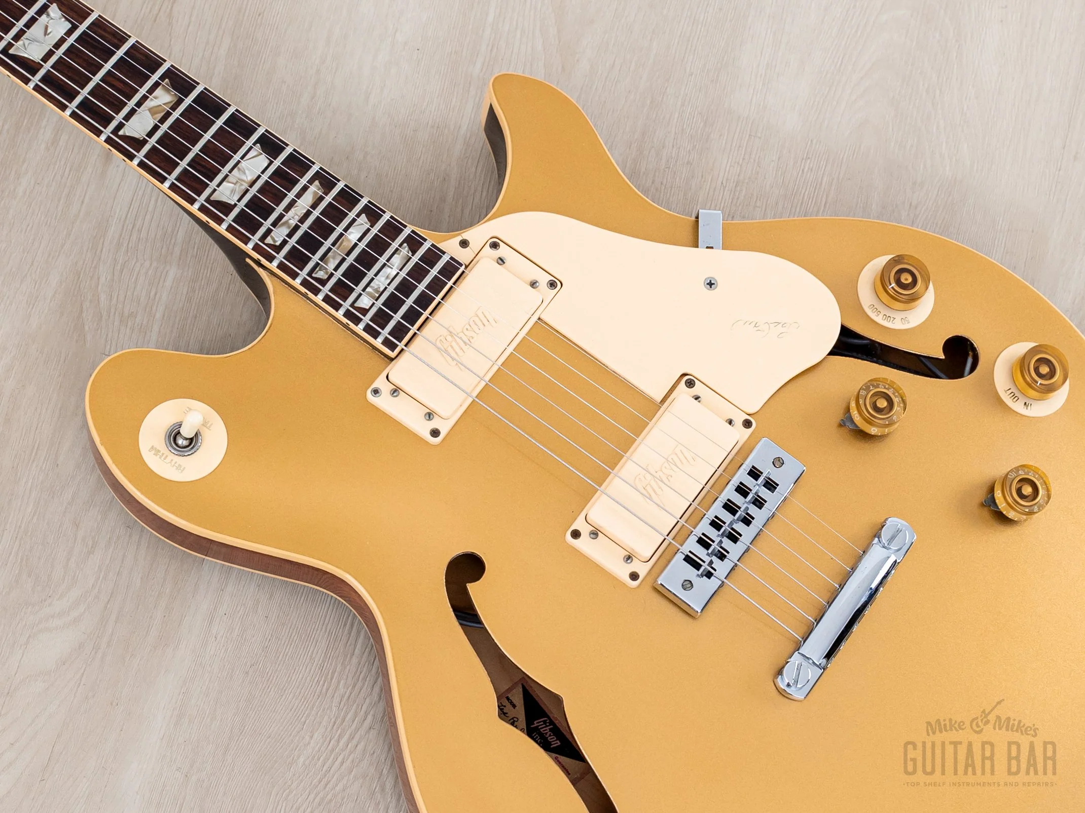 1973 Gibson Les Paul Signature Vintage Semi-Hollow Guitar Goldtop, Near-Mint & 100% Original w/ Case - Image 8