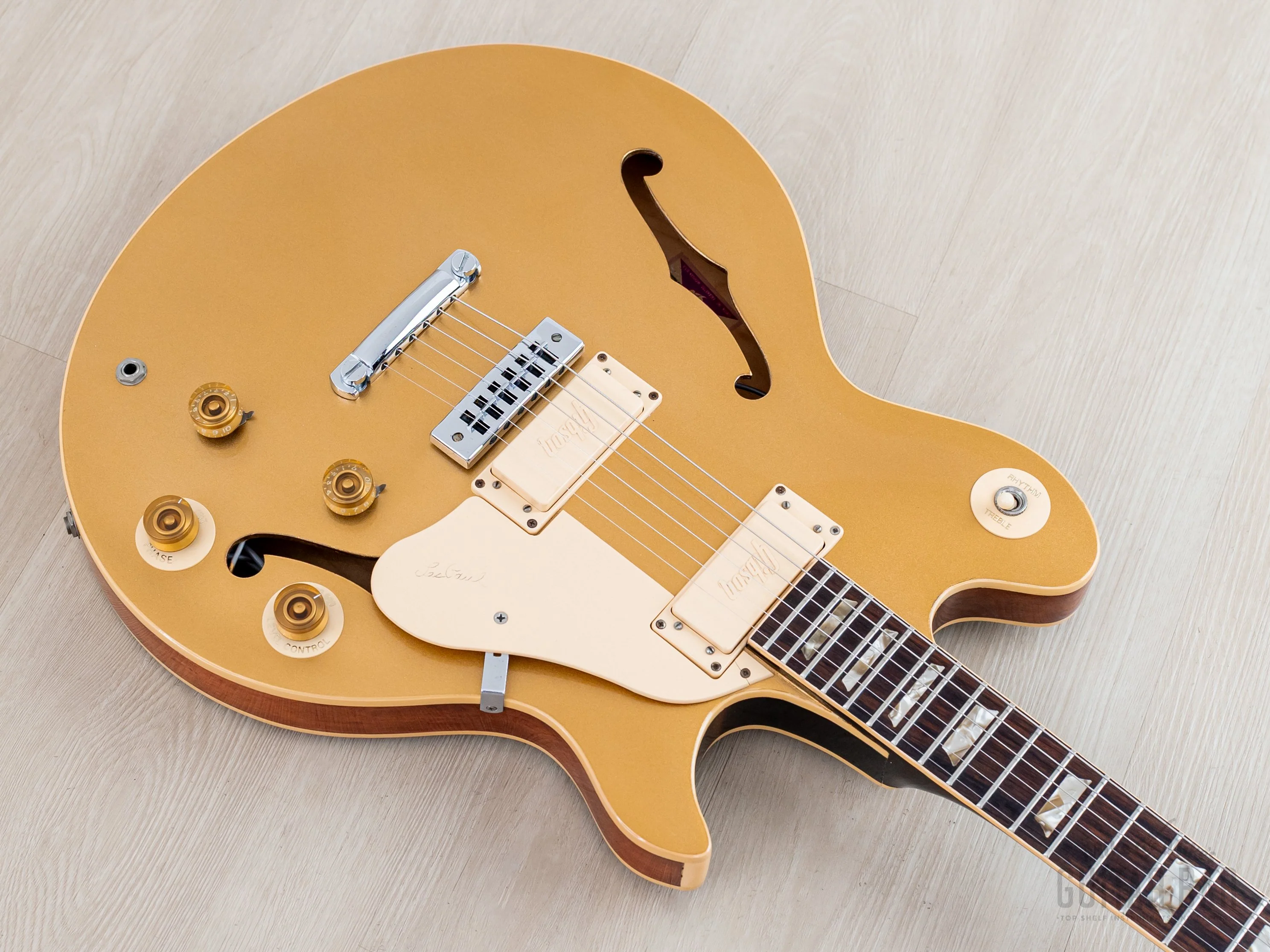 1973 Gibson Les Paul Signature Vintage Semi-Hollow Guitar Goldtop, Near-Mint & 100% Original w/ Case - Image 9
