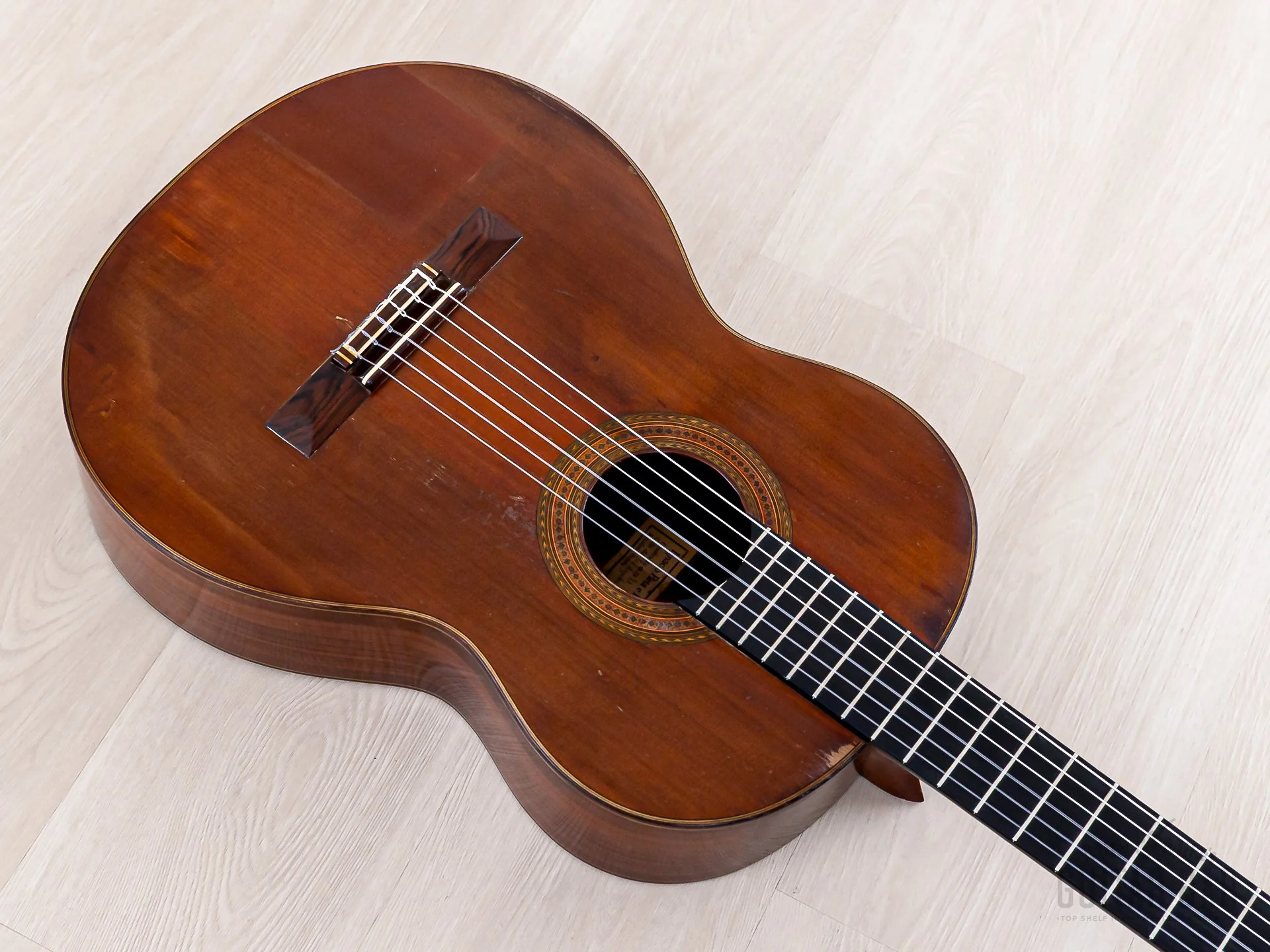 1973 Ignacio Fleta e Hijos Vintage Cedar Top Nylon String Classical Guitar w/ Case - Image 11