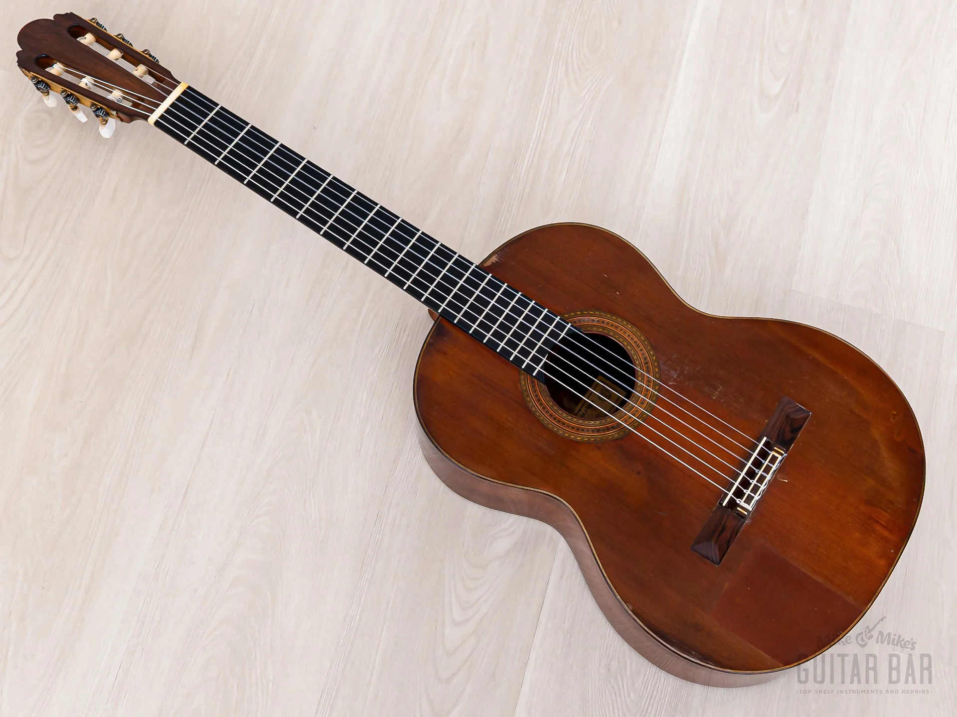 1973 Ignacio Fleta e Hijos Vintage Cedar Top Nylon String Classical Guitar w/ Case - Image 14