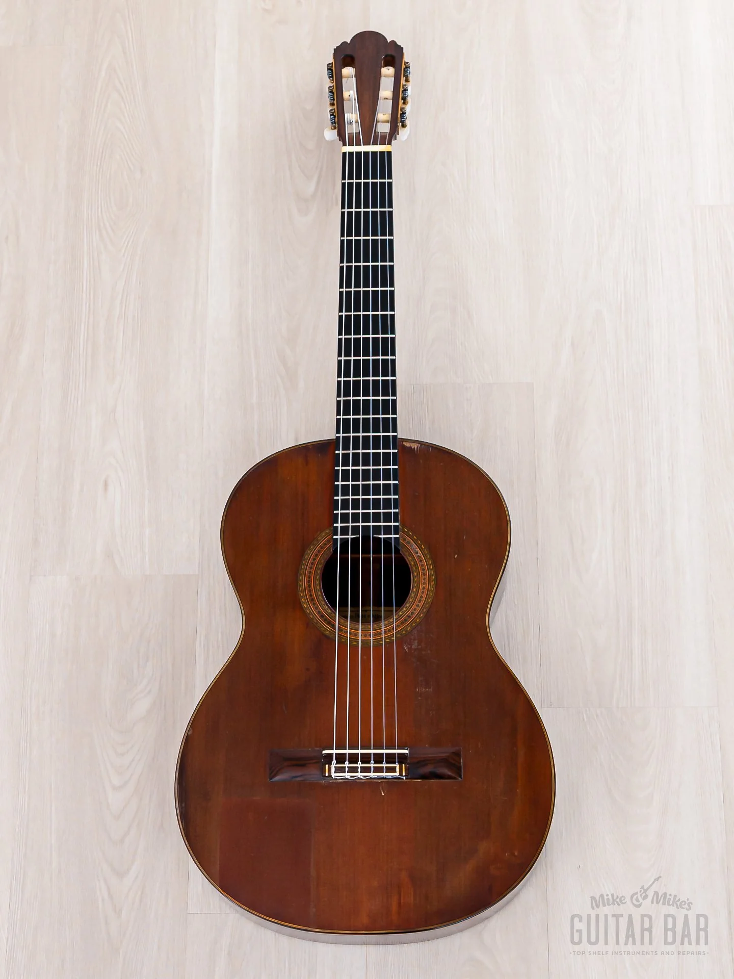 1973 Ignacio Fleta e Hijos Vintage Cedar Top Nylon String Classical Guitar w/ Case - Image 2