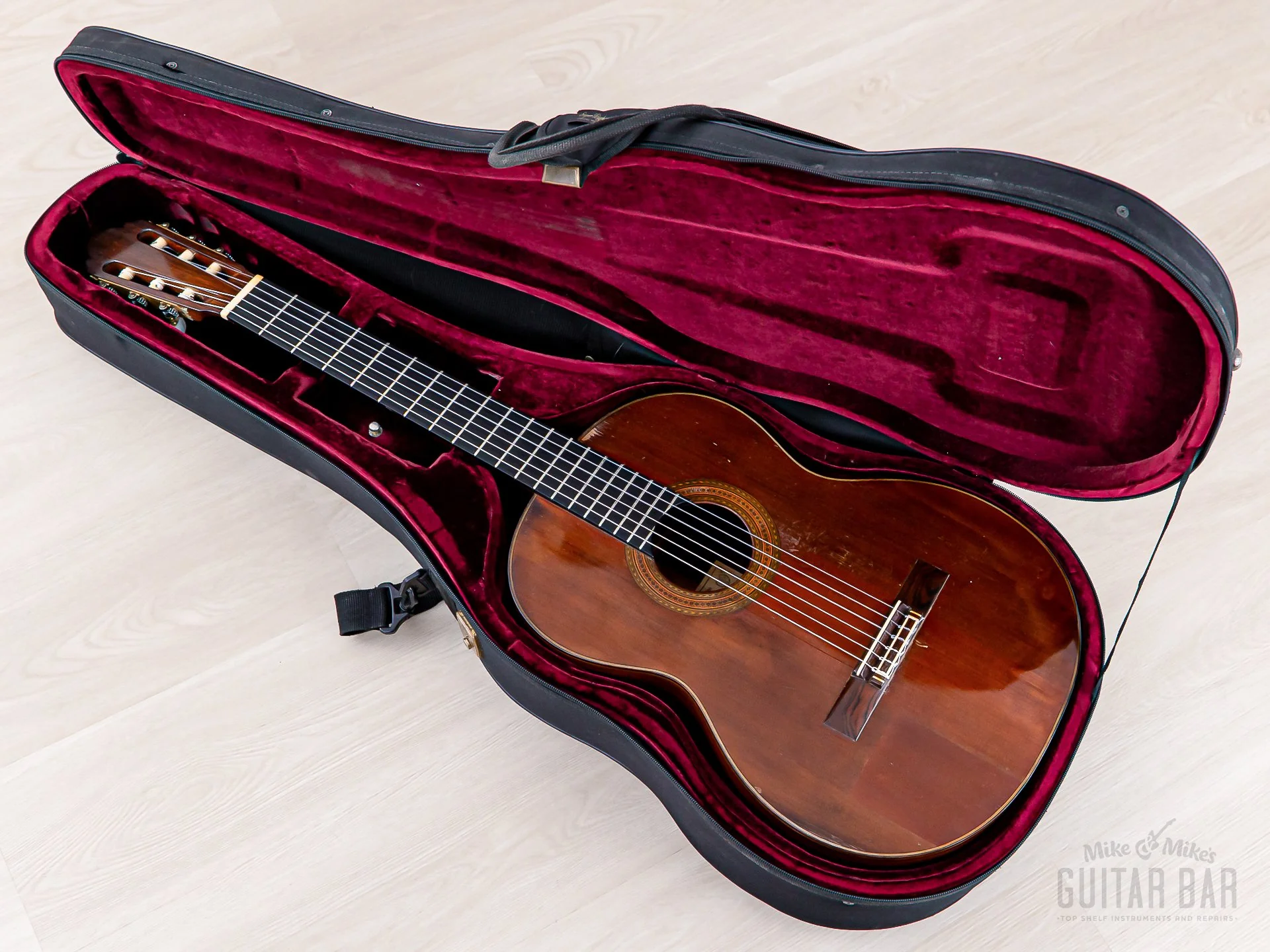 1973 Ignacio Fleta e Hijos Vintage Cedar Top Nylon String Classical Guitar w/ Case - Image 20