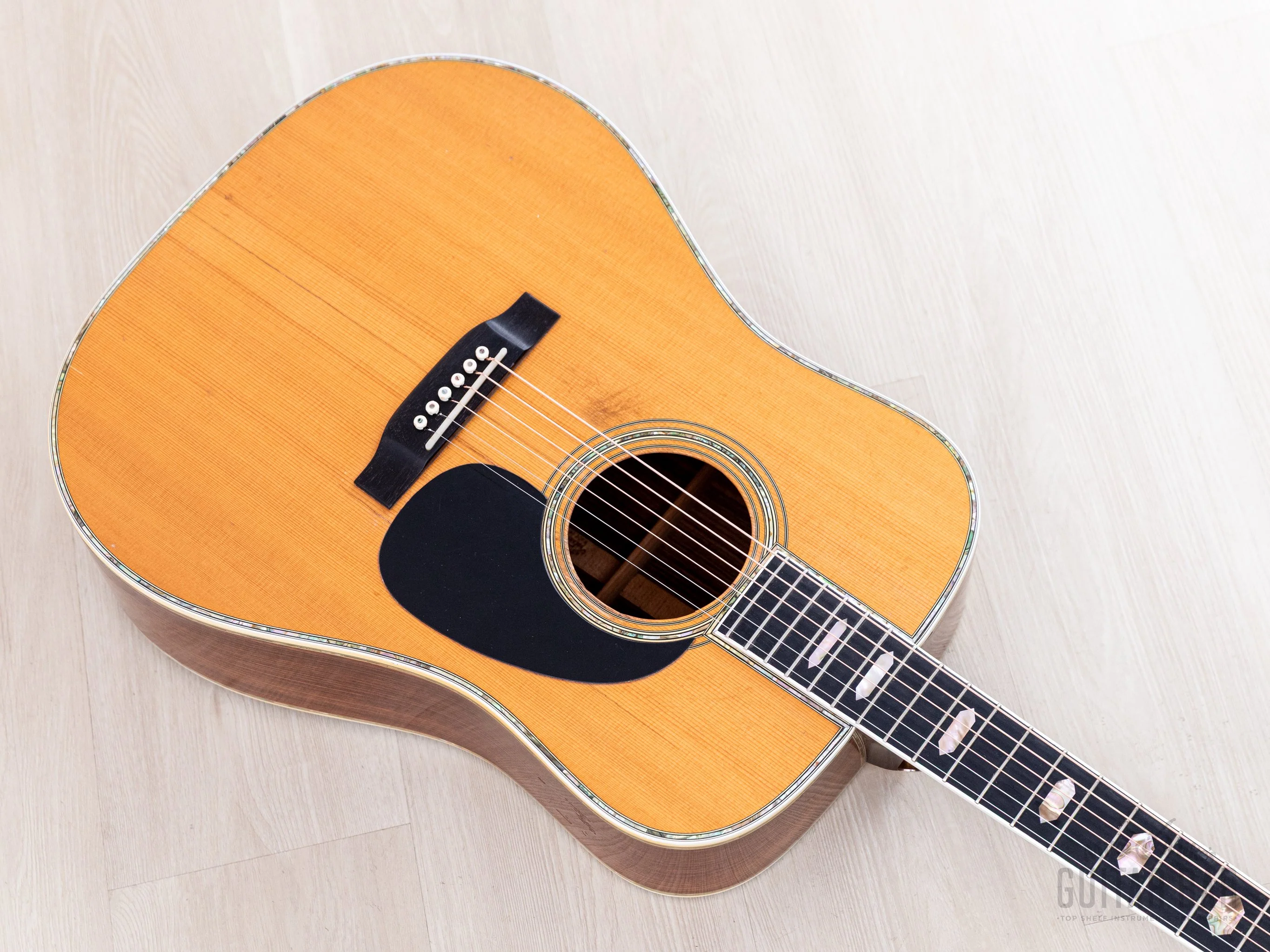 1973 Martin D-45 Vintage Dreadnought Acoustic Guitar w/ Case - Image 11