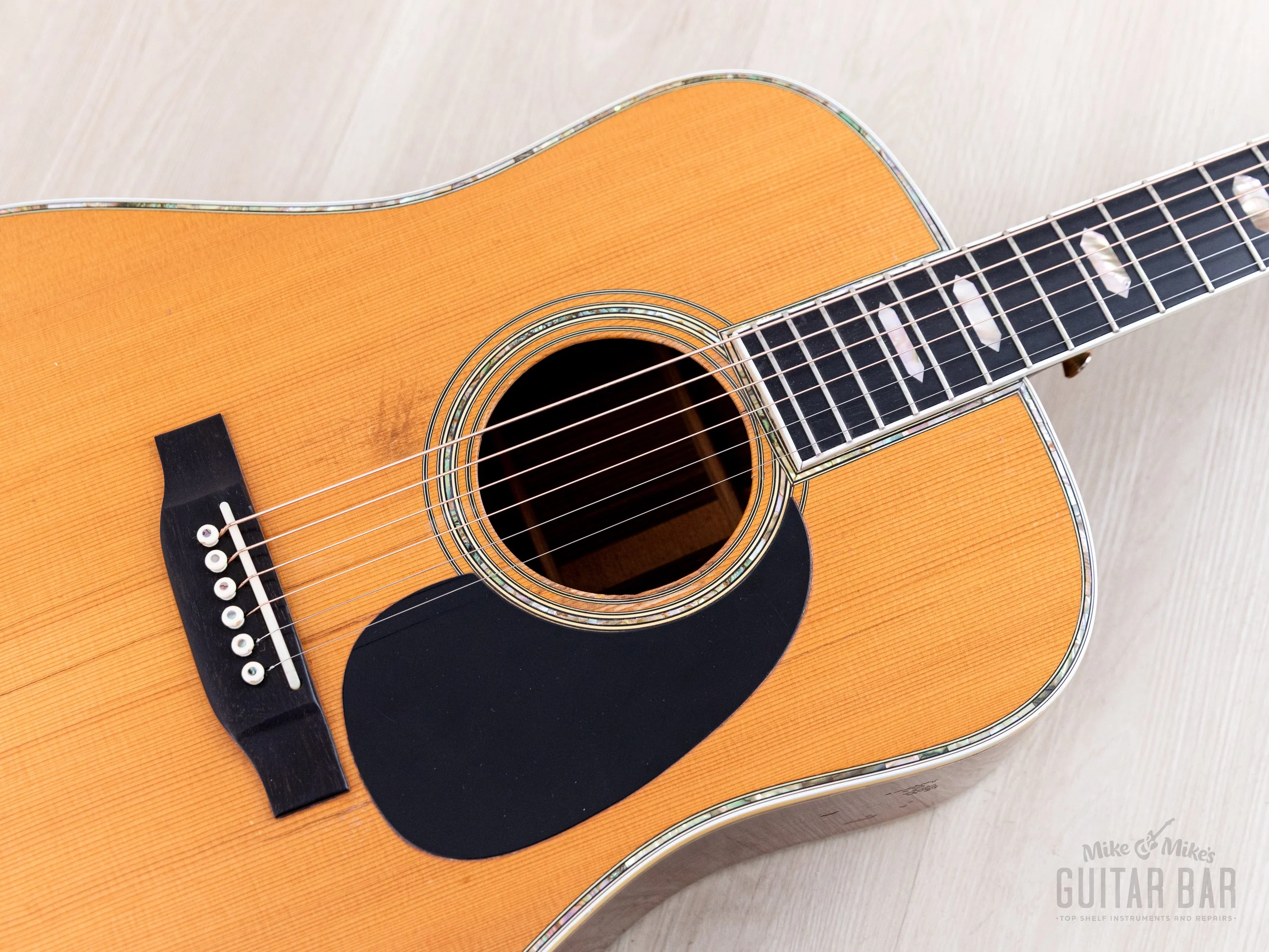 1973 Martin D-45 Vintage Dreadnought Acoustic Guitar w/ Case - Image 7