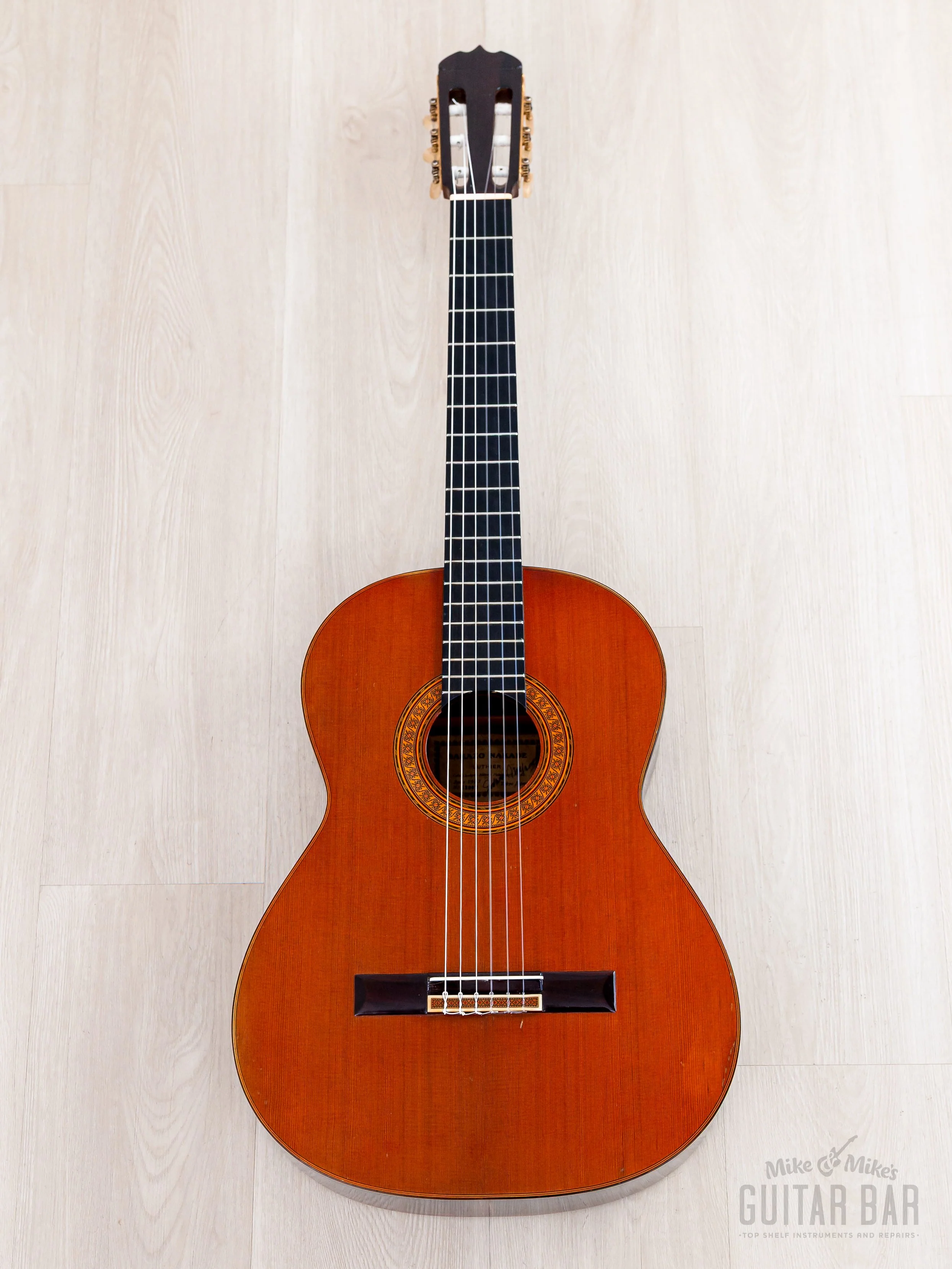 1973 Sakazo Nakade No. 1200Y Vintage Classical Guitar, Spruce + Brazilian Rosewood w/ Case - Image 2