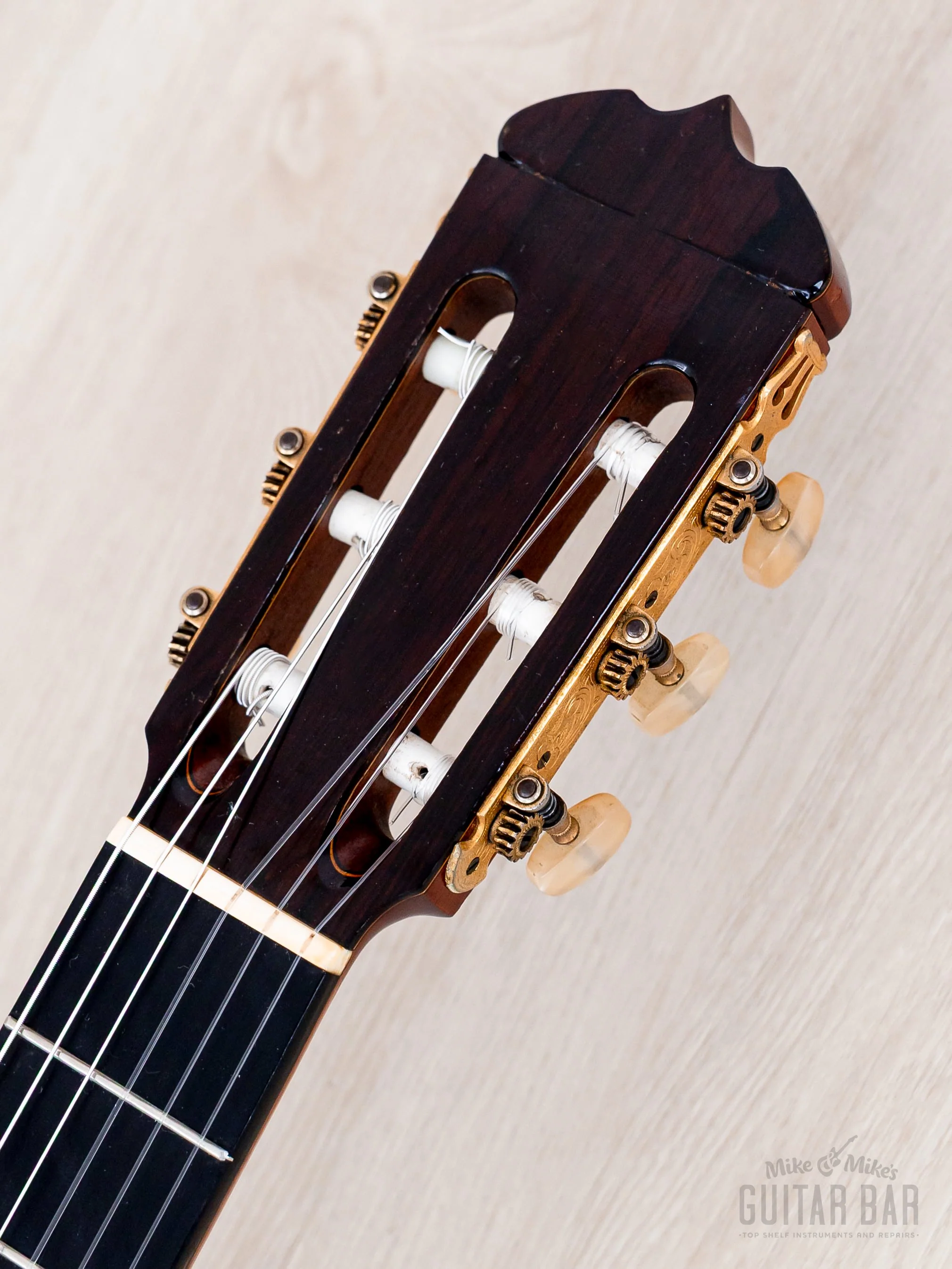 1973 Sakazo Nakade No. 1200Y Vintage Classical Guitar, Spruce + Brazilian Rosewood w/ Case - Image 4