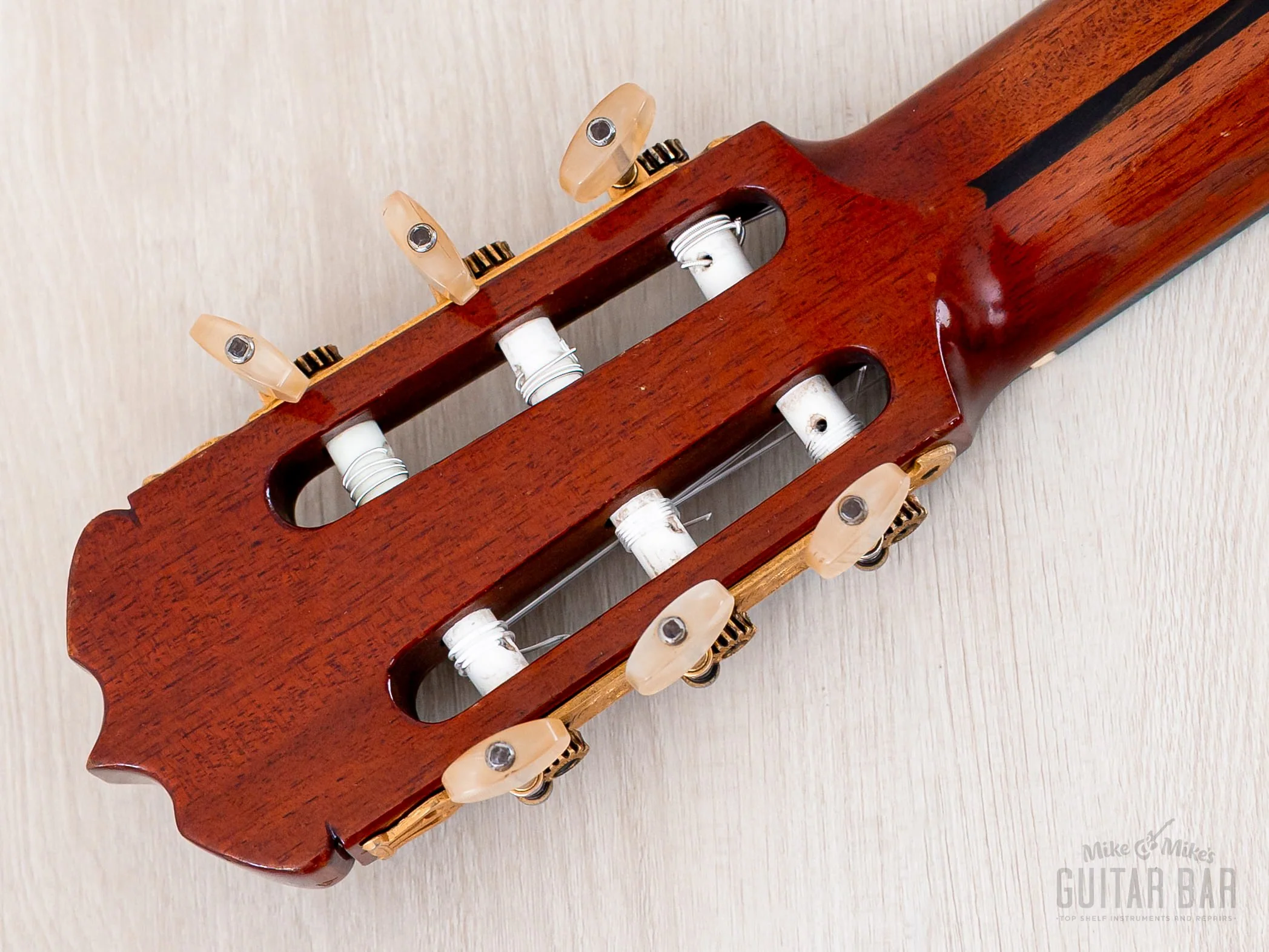 1973 Sakazo Nakade No. 1200Y Vintage Classical Guitar, Spruce + Brazilian Rosewood w/ Case - Image 5