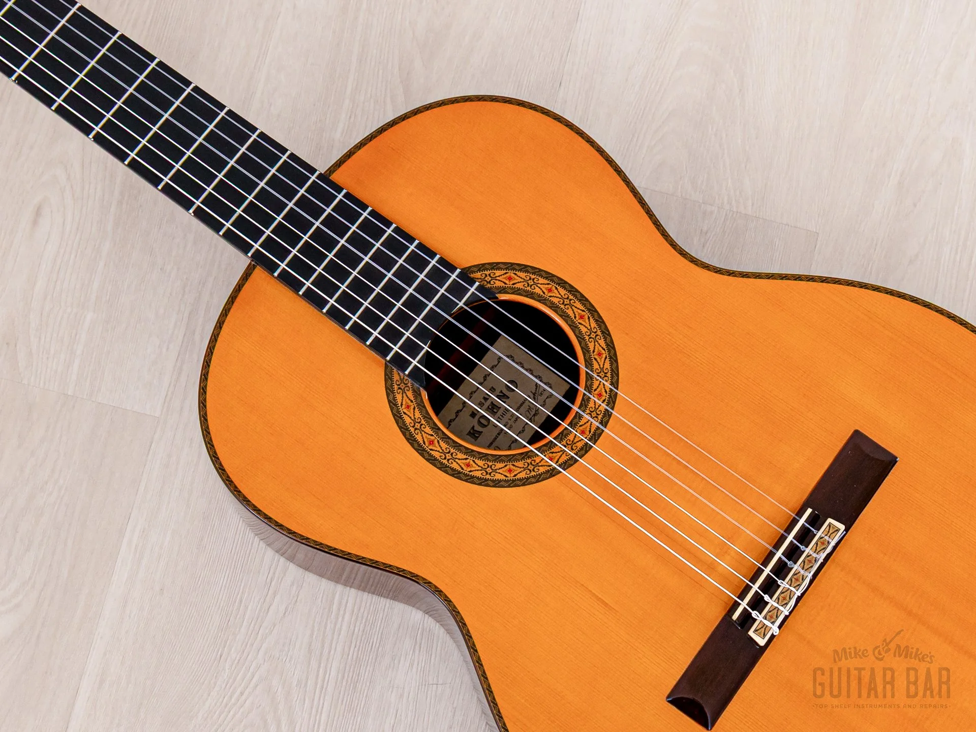 1974 Masaru Kohno No. 30 Vintage Classical Guitar, Spruce + Rosewood w/ Case - Image 8