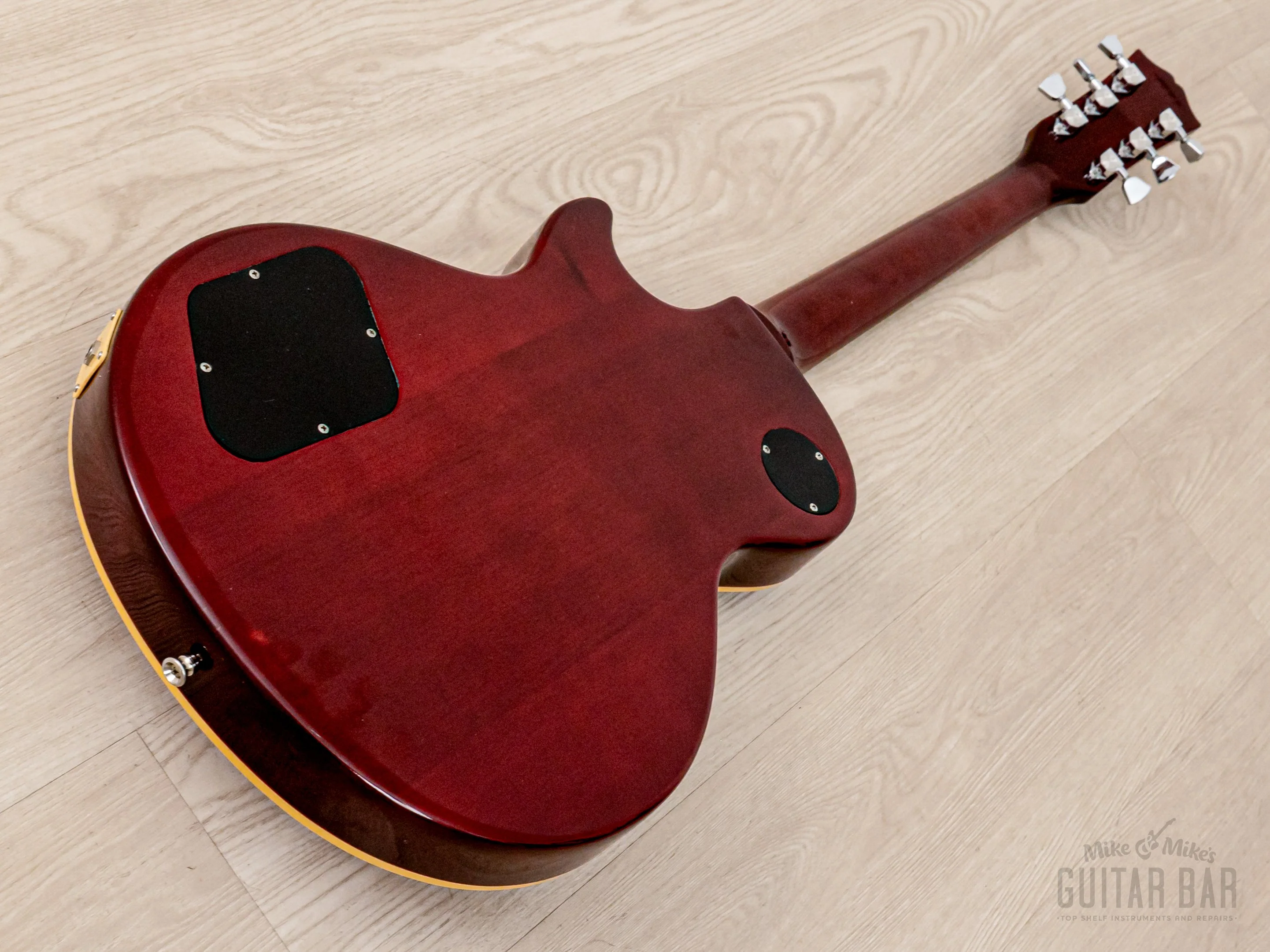 1975 Burny FLG-70 Les Paul Standard Vintage Guitar Cherry Sunburst, Near-Mint w/ Case, Japan Fernandes - Image 13