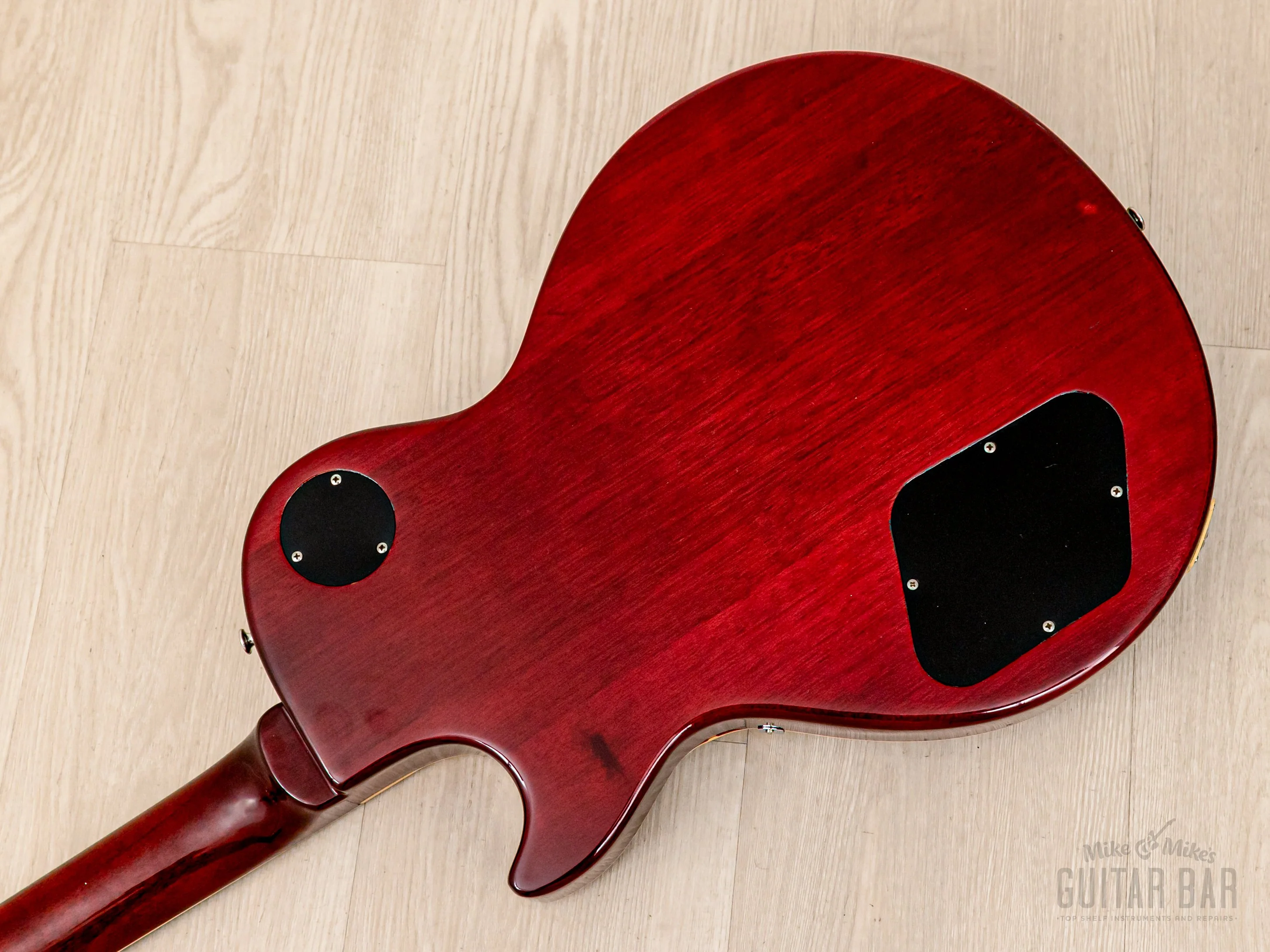 1975 Burny FLG-70 Les Paul Standard Vintage Guitar Cherry Sunburst, Near-Mint w/ Case, Japan Fernandes - Image 14