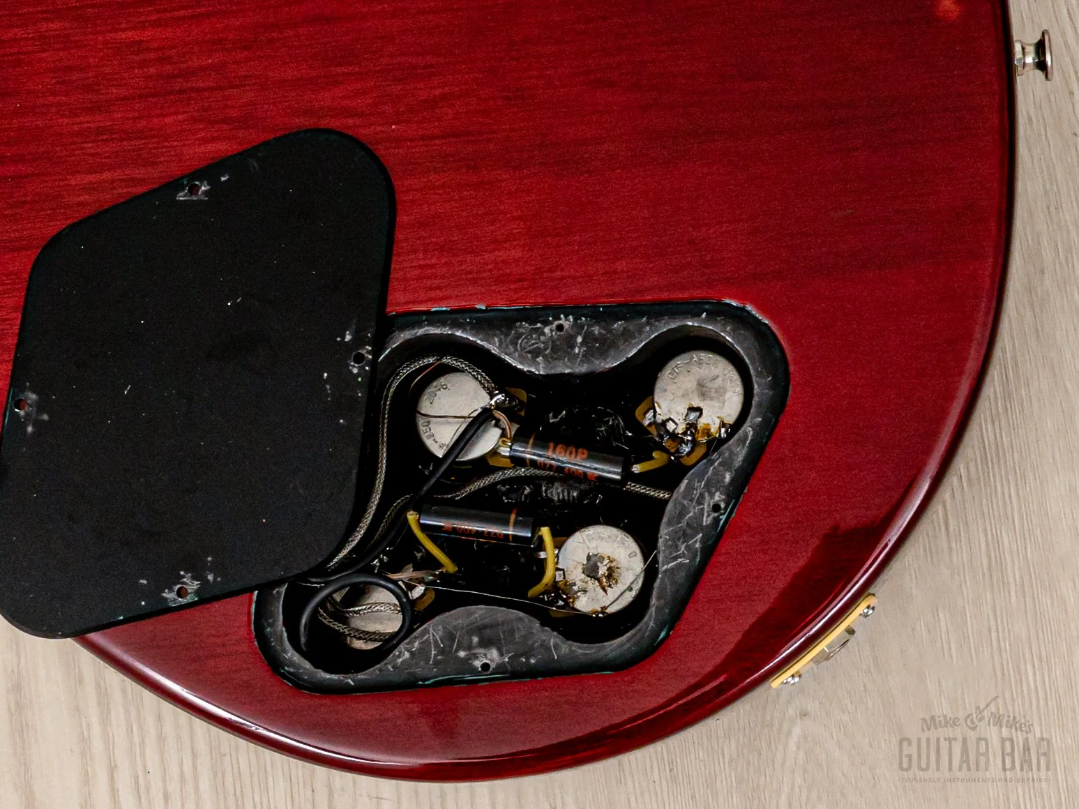 1975 Burny FLG-70 Les Paul Standard Vintage Guitar Cherry Sunburst, Near-Mint w/ Case, Japan Fernandes - Image 16