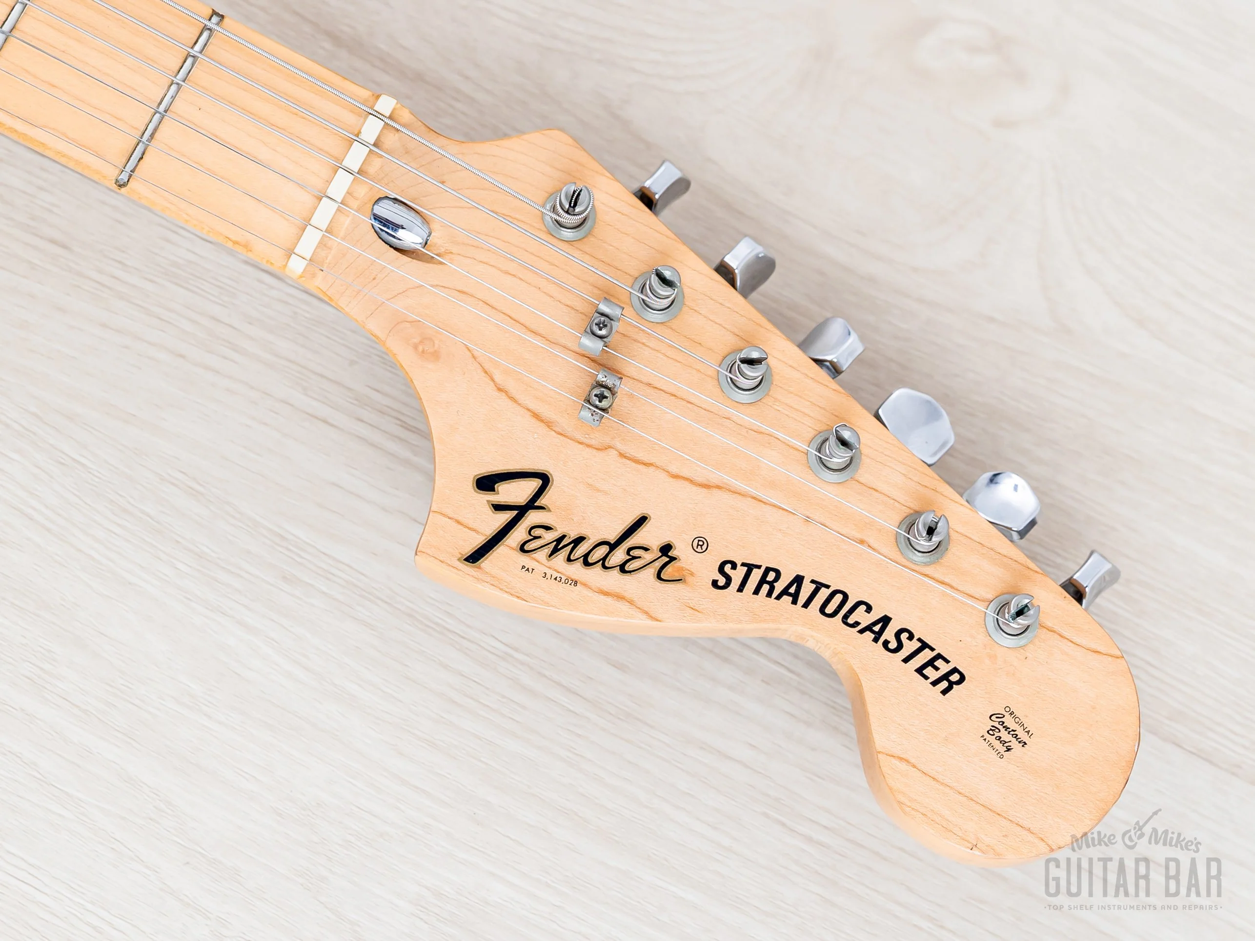 1975 Fender Stratocaster Vintage Electric Guitar Blonde, 100% Original w/ Case - Image 4