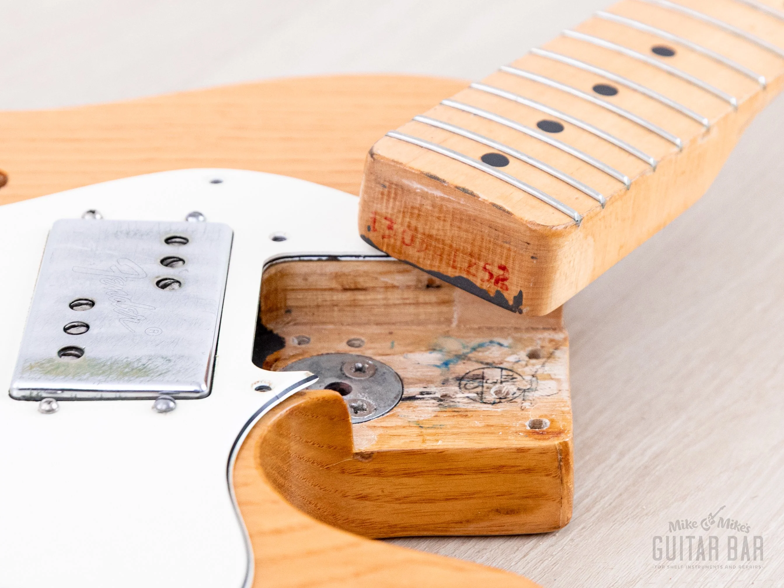 1975 Fender Telecaster Thinline Vintage Semi-Hollow Guitar Natural Ash w/ Seth Lover-Designed CuNiFe Wide Range, Case - Image 17