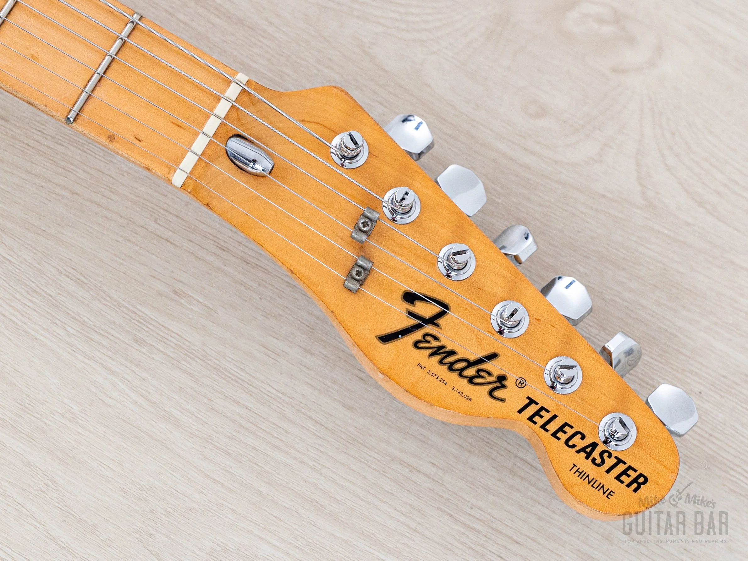 1975 Fender Telecaster Thinline Vintage Semi-Hollow Guitar Natural Ash w/ Seth Lover-Designed CuNiFe Wide Range, Case - Image 4