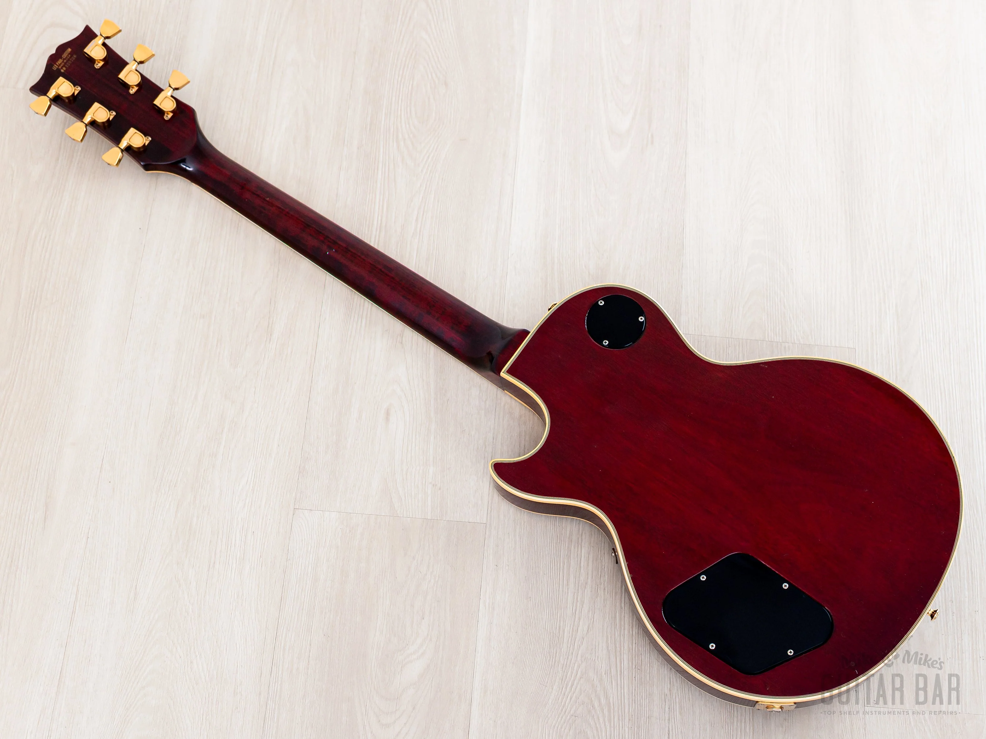 1975 Gibson Les Paul Custom Vintage Guitar Cherry w/ T Tops, Case - Image 12